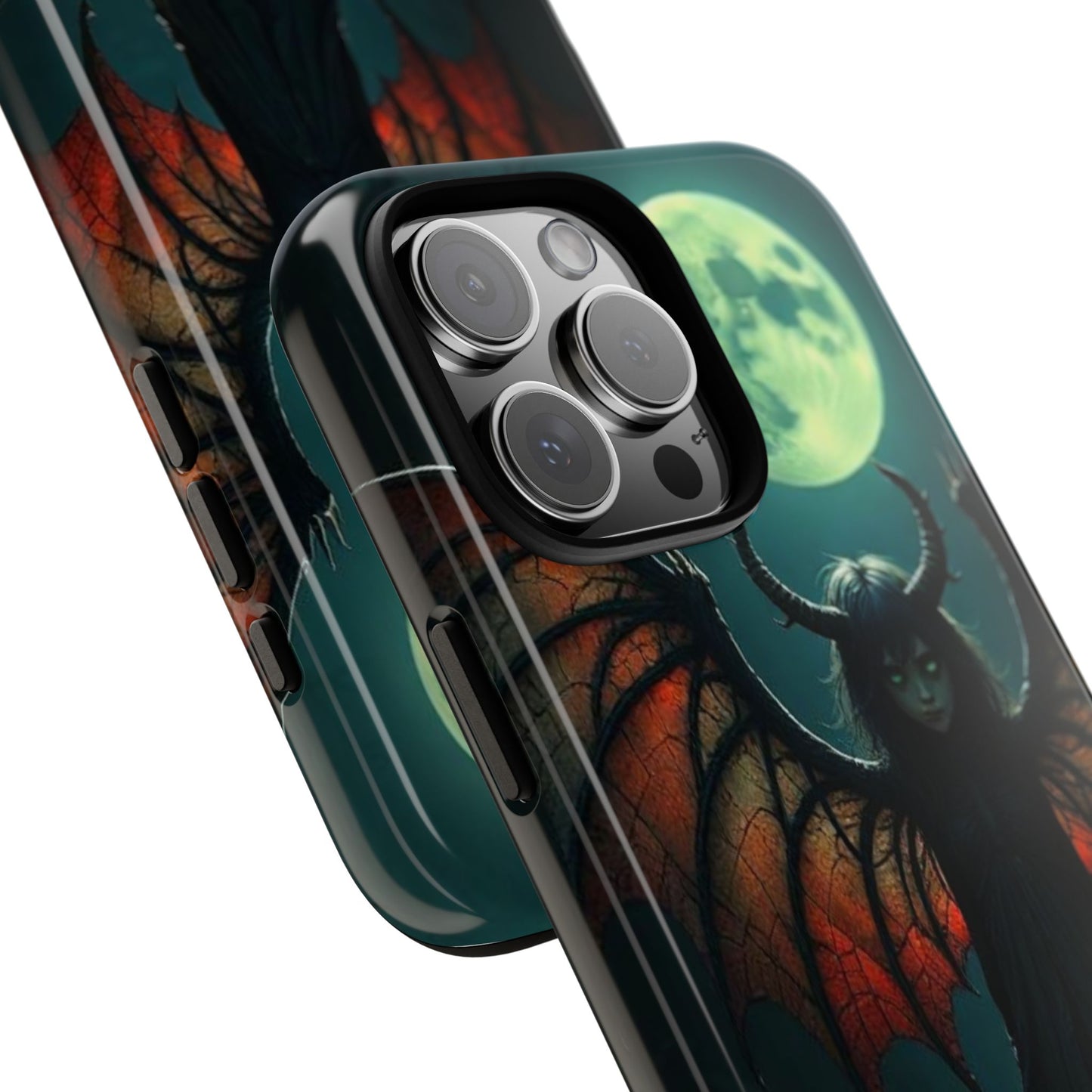 Gothic Phone Case Featuring Enigmatic Creature - Perfect for Halloween, Spooky Aesthetics, Witchy Gifts, Artistic Protection