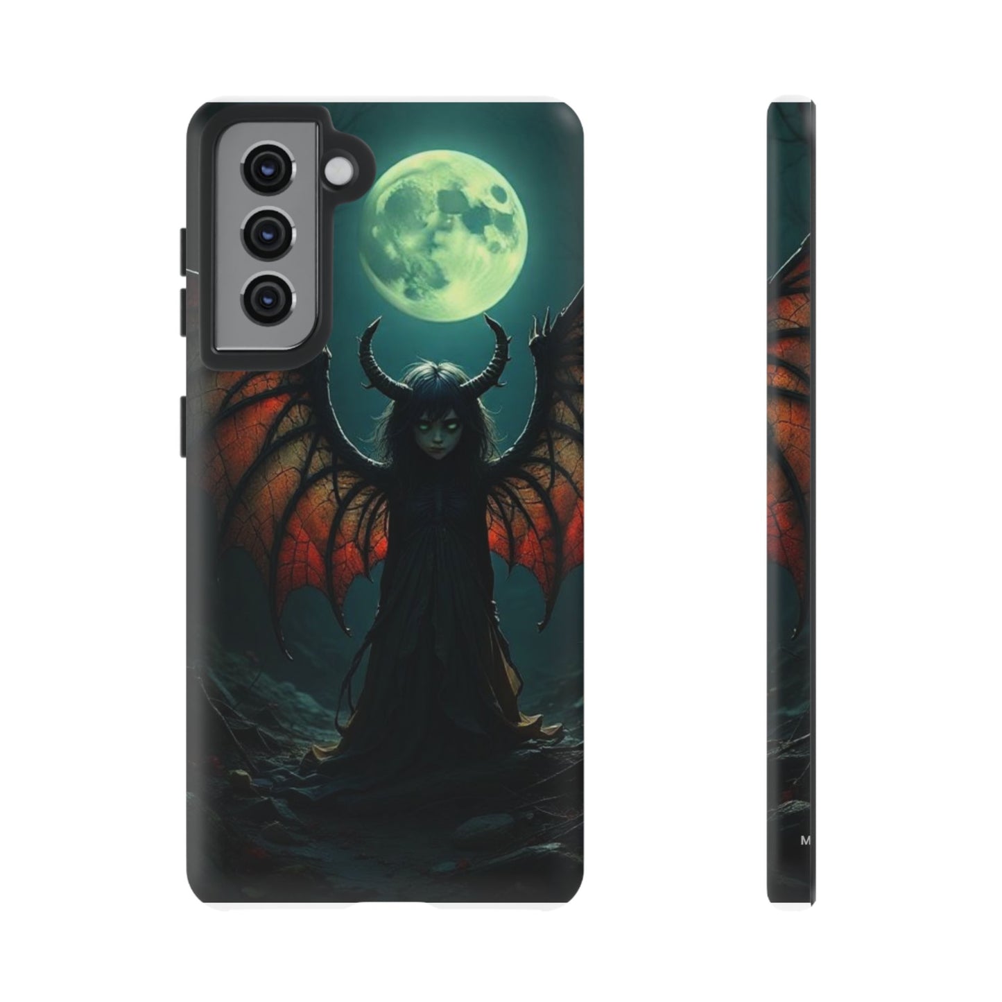 Gothic Phone Case Featuring Enigmatic Creature - Perfect for Halloween, Spooky Aesthetics, Witchy Gifts, Artistic Protection