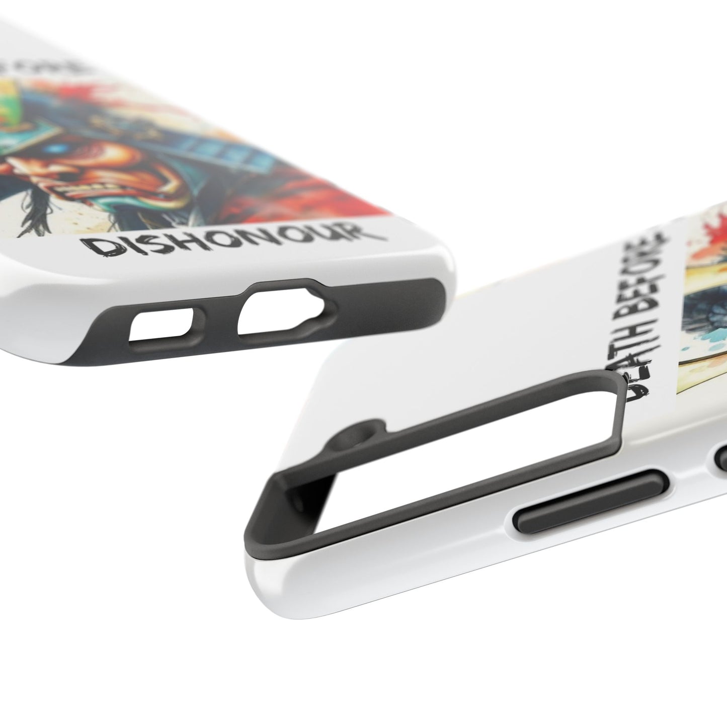 Samurai Inspired Tough Phone Case - 'Death Before Dishonour'