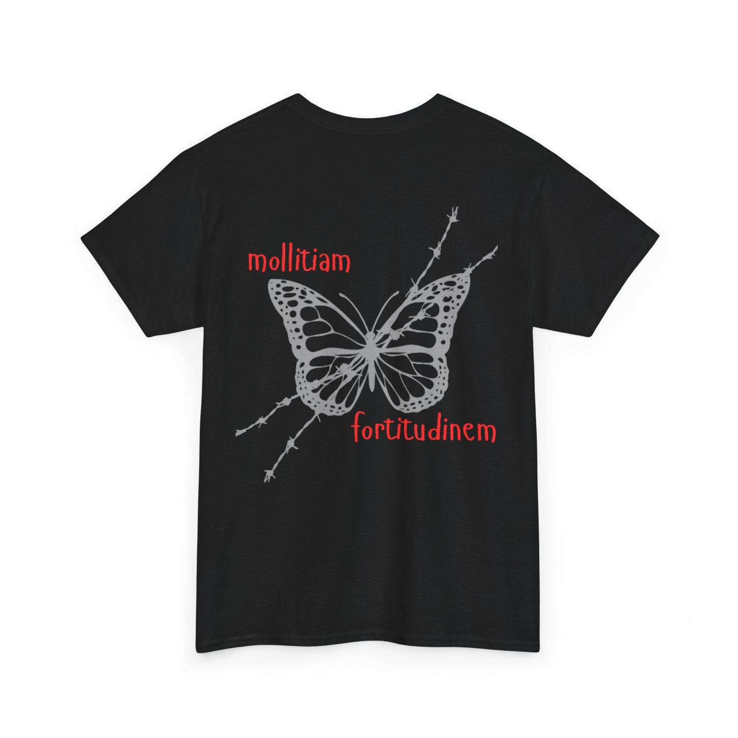 Butterfly Unisex Heavy Cotton Tee | Inspirational Graphic Shirt, Casual Wear, Gift for Nature Lovers, Birthday Gift, Everyday Essentials