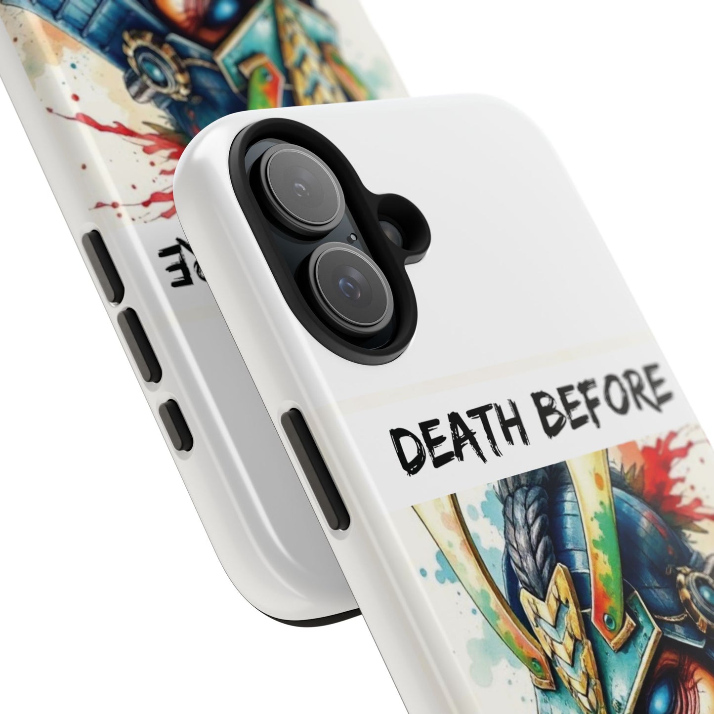 Samurai Inspired Tough Phone Case - 'Death Before Dishonour'
