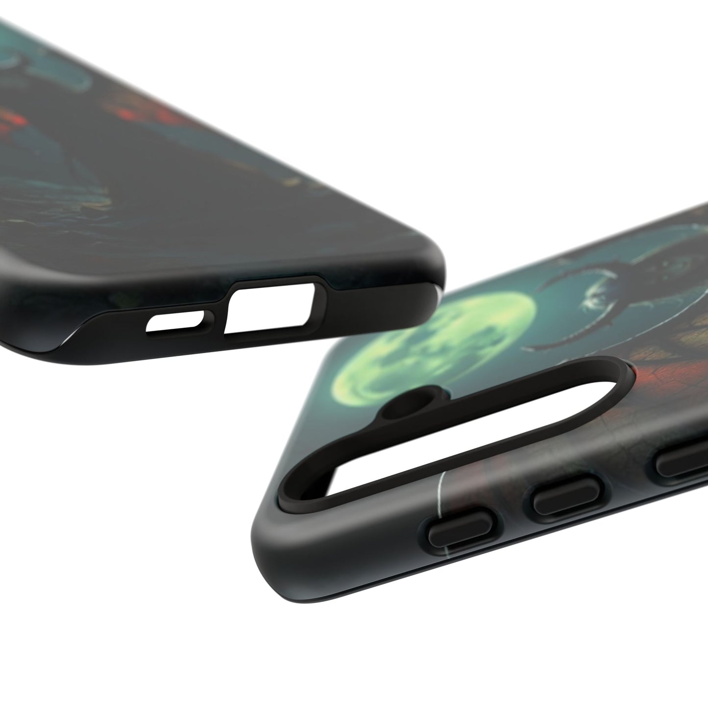 Gothic Phone Case Featuring Enigmatic Creature - Perfect for Halloween, Spooky Aesthetics, Witchy Gifts, Artistic Protection