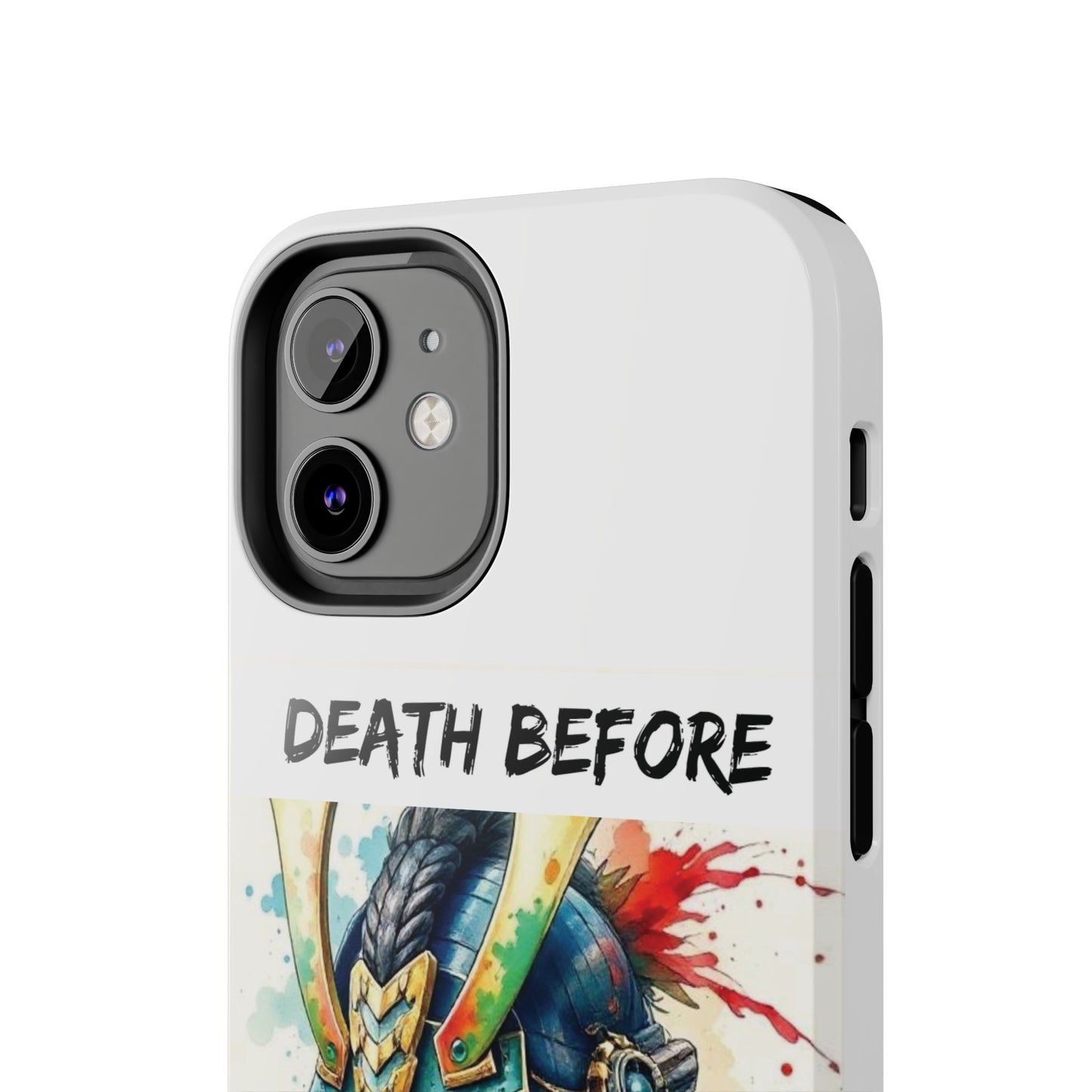 Samurai Inspired Tough Phone Case - 'Death Before Dishonour'