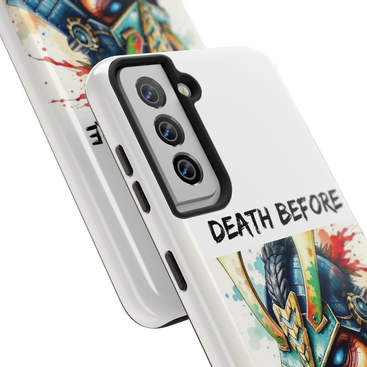Samurai Inspired Tough Phone Case - 'Death Before Dishonour'