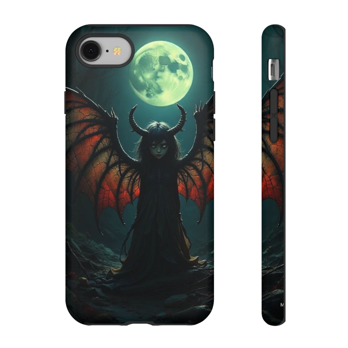 Gothic Phone Case Featuring Enigmatic Creature - Perfect for Halloween, Spooky Aesthetics, Witchy Gifts, Artistic Protection