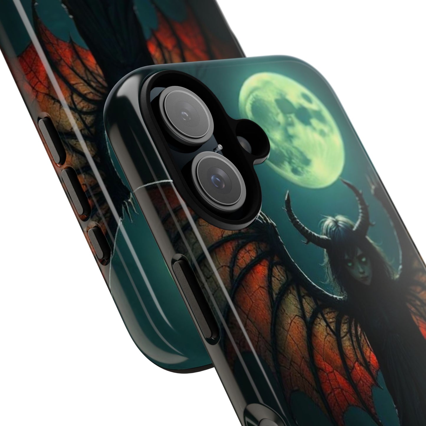 Gothic Phone Case Featuring Enigmatic Creature - Perfect for Halloween, Spooky Aesthetics, Witchy Gifts, Artistic Protection