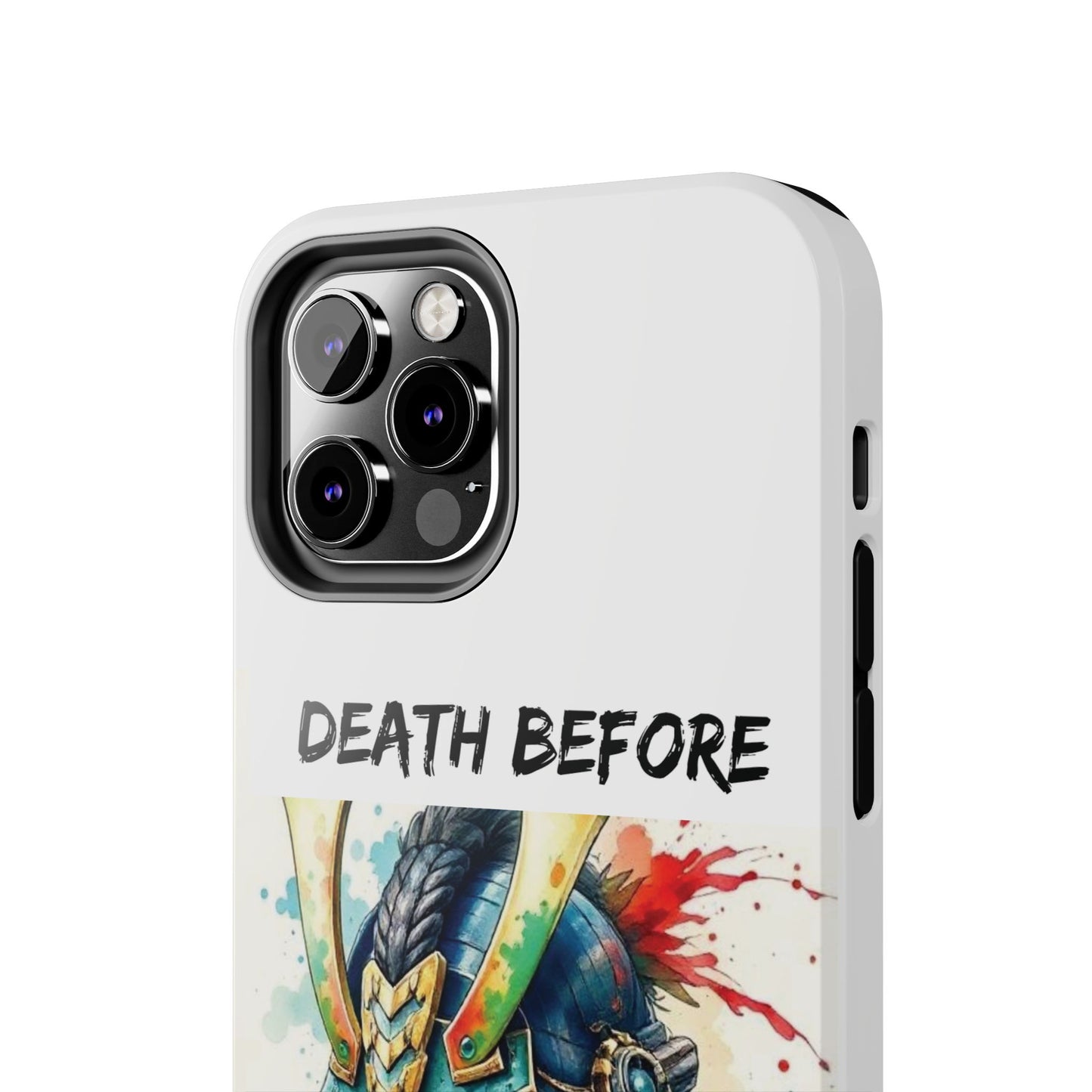 Samurai Inspired Tough Phone Case - 'Death Before Dishonour'