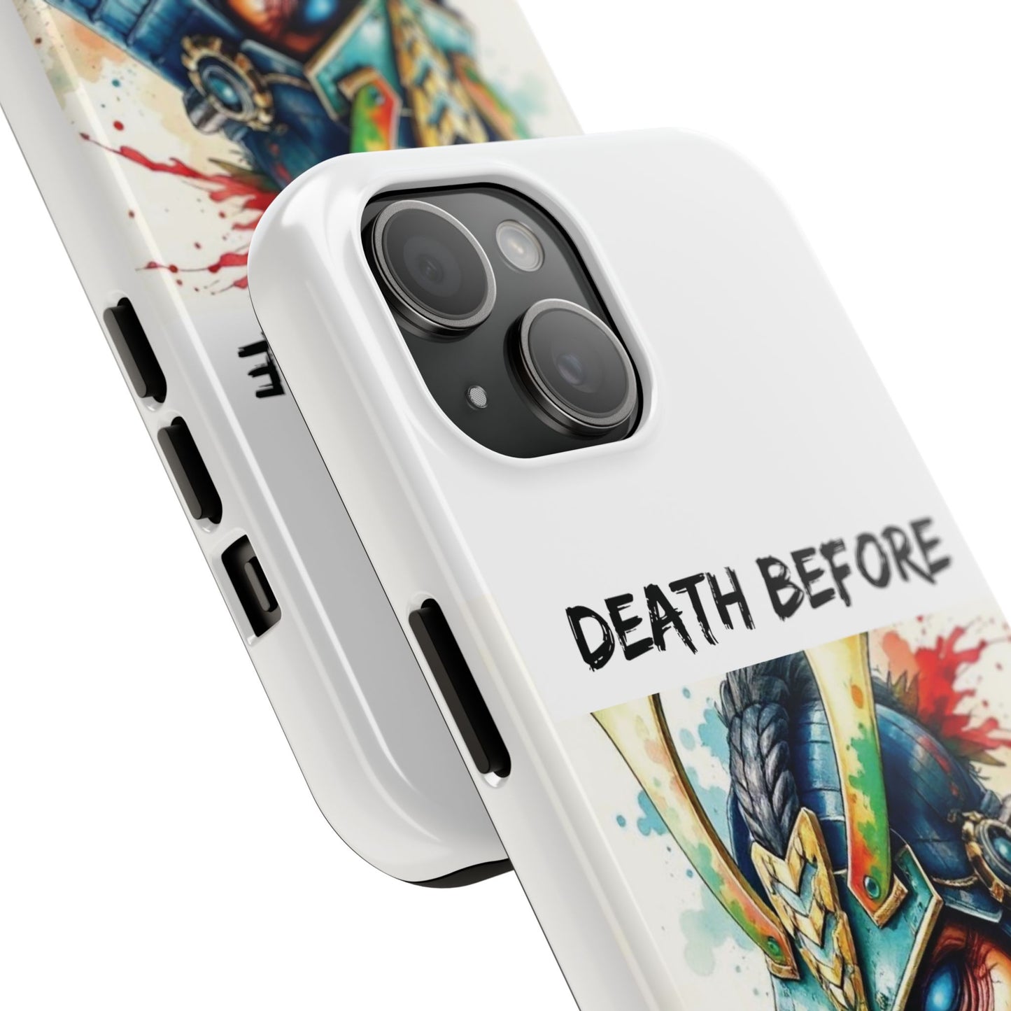 Samurai Inspired Tough Phone Case - 'Death Before Dishonour'