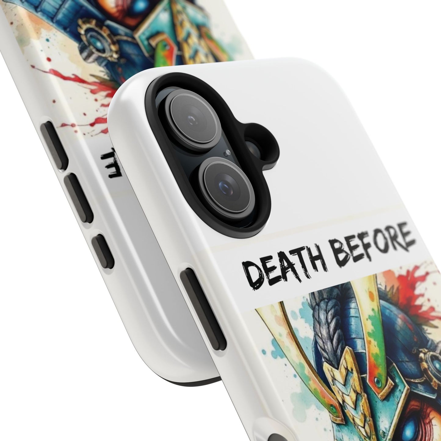 Samurai Inspired Tough Phone Case - 'Death Before Dishonour'