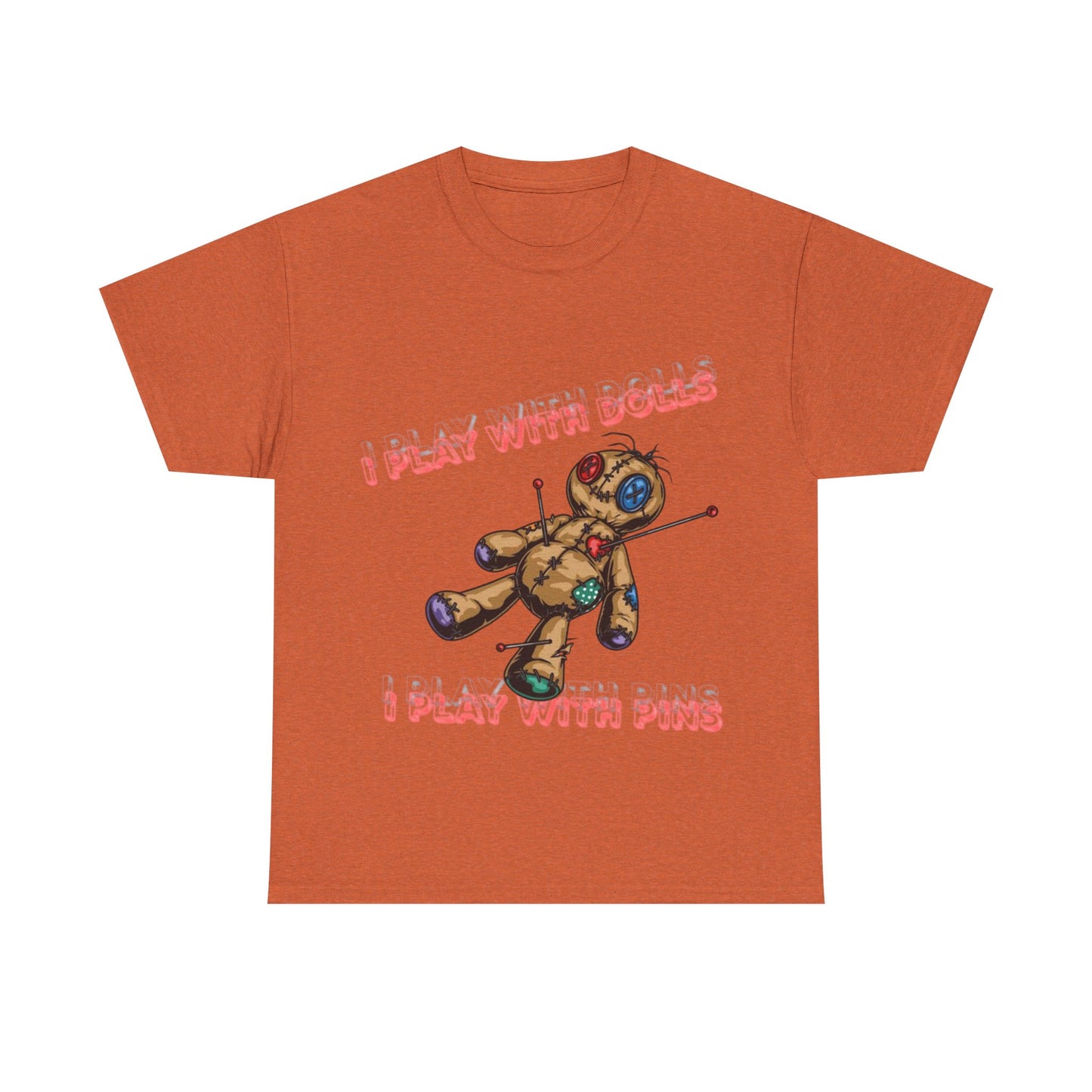 Voodoo Doll Tee - I Play with Dolls, Unisex Casual Shirt, Unique Graphic Tee, Quirky Gift, Comfortable Cotton T-Shirt