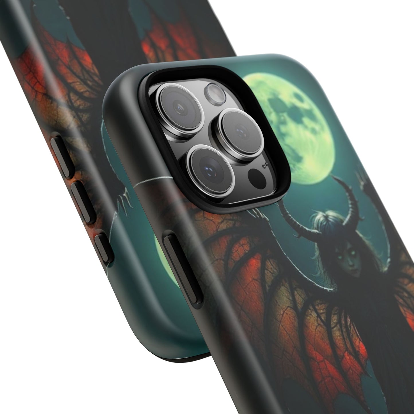 Gothic Phone Case Featuring Enigmatic Creature - Perfect for Halloween, Spooky Aesthetics, Witchy Gifts, Artistic Protection