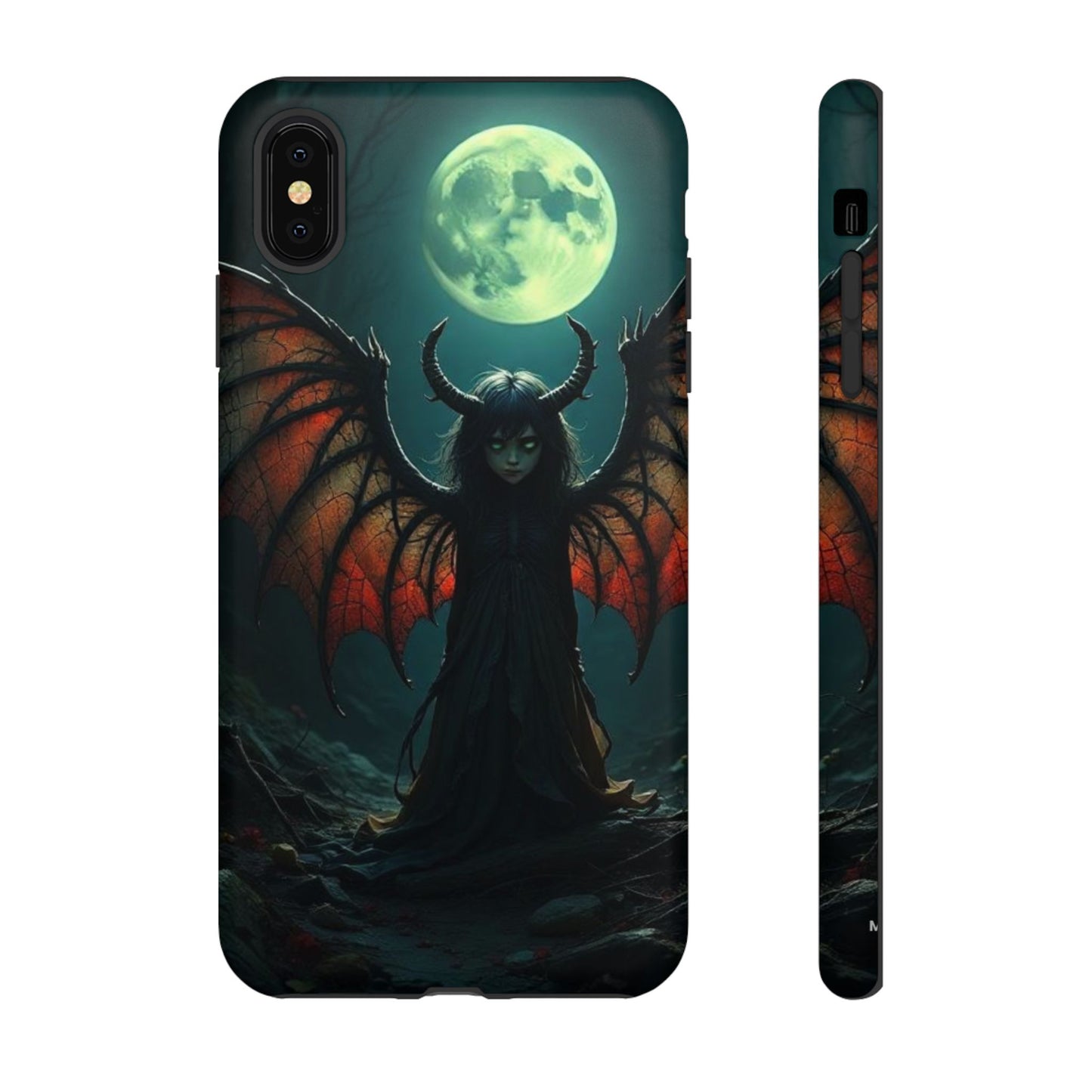 Gothic Phone Case Featuring Enigmatic Creature - Perfect for Halloween, Spooky Aesthetics, Witchy Gifts, Artistic Protection