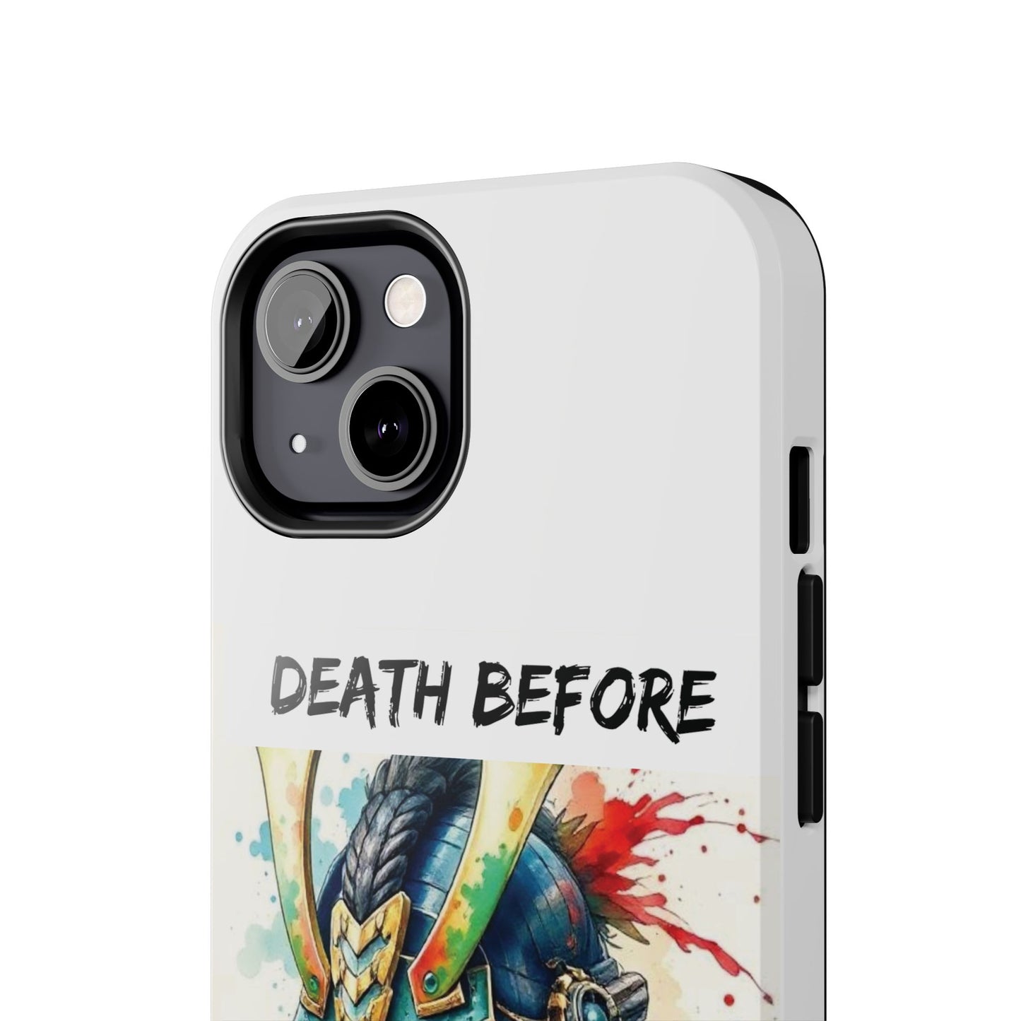 Samurai Inspired Tough Phone Case - 'Death Before Dishonour'