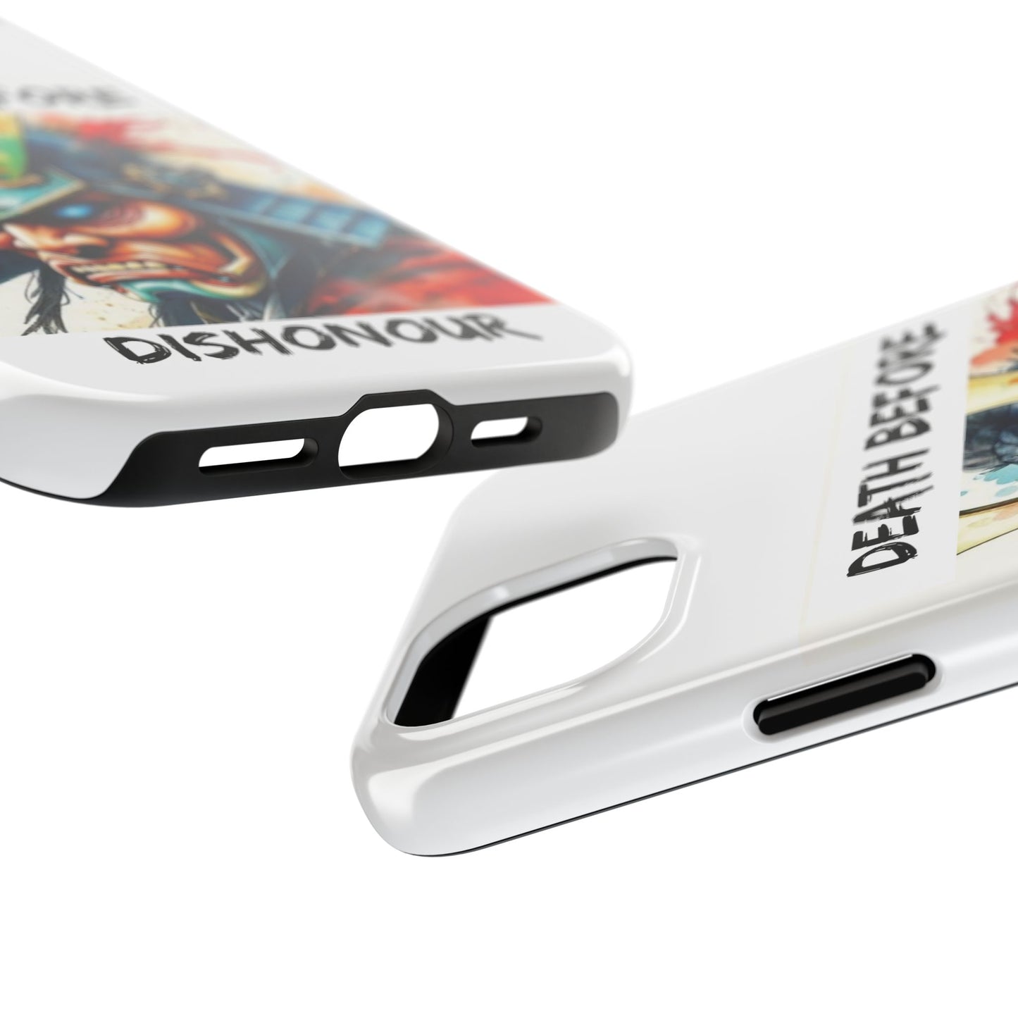 Samurai Inspired Tough Phone Case - 'Death Before Dishonour'