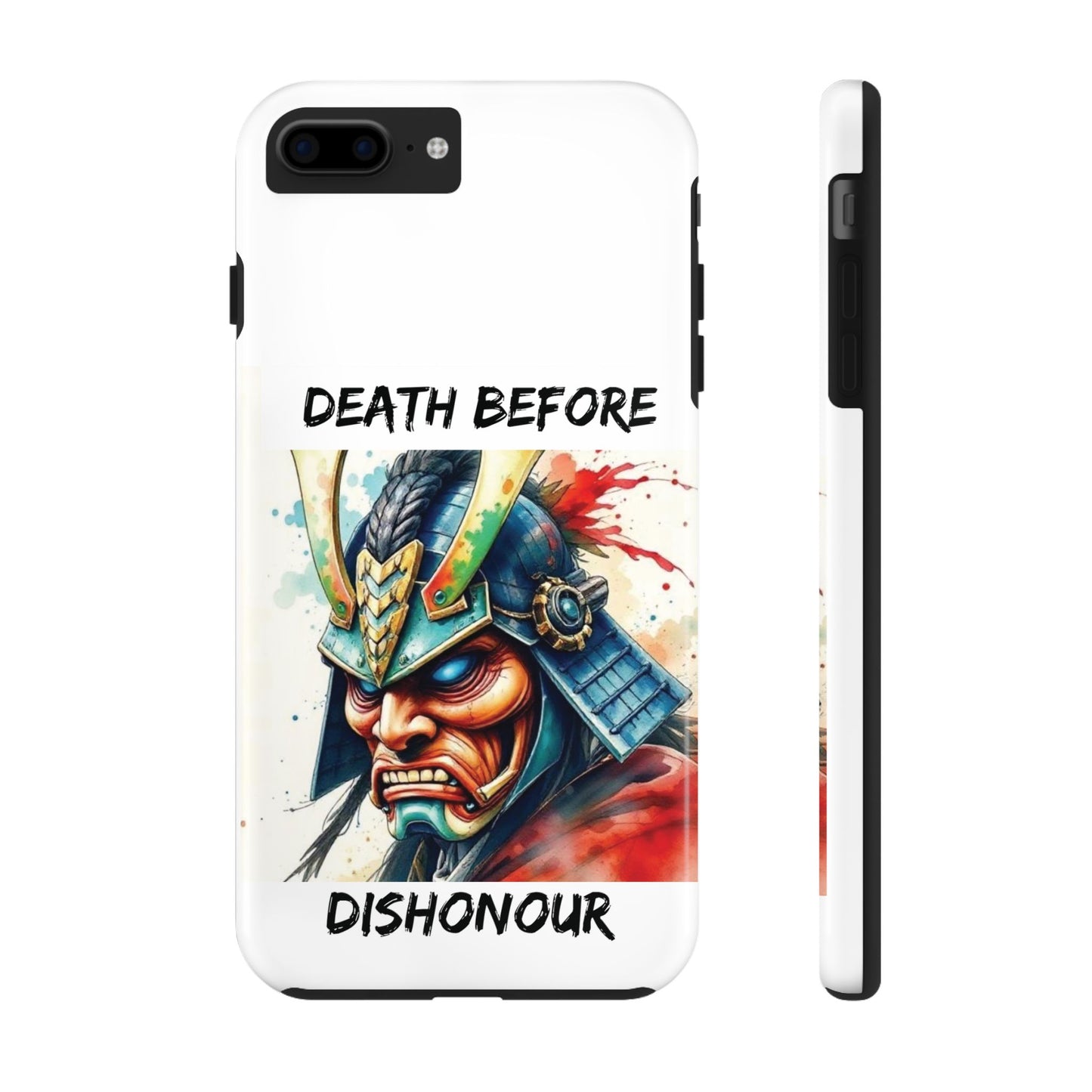 Samurai Inspired Tough Phone Case - 'Death Before Dishonour'