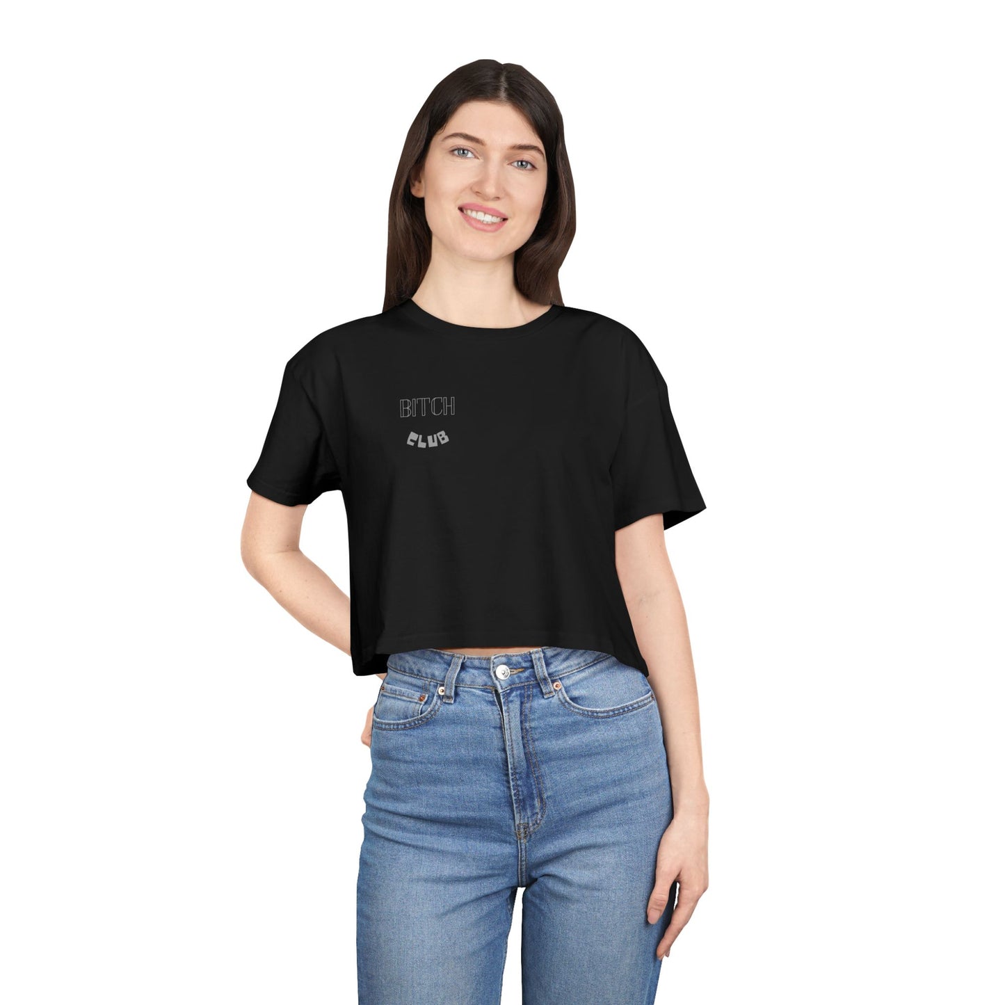 Edgy Angel Women's Crop Tee, Cool Graphic Crop Top, Trendy Streetwear, Summer Fashion, Gift for Her, Festival Outfit