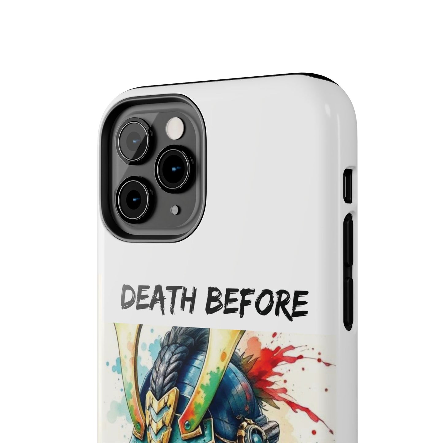 Samurai Inspired Tough Phone Case - 'Death Before Dishonour'