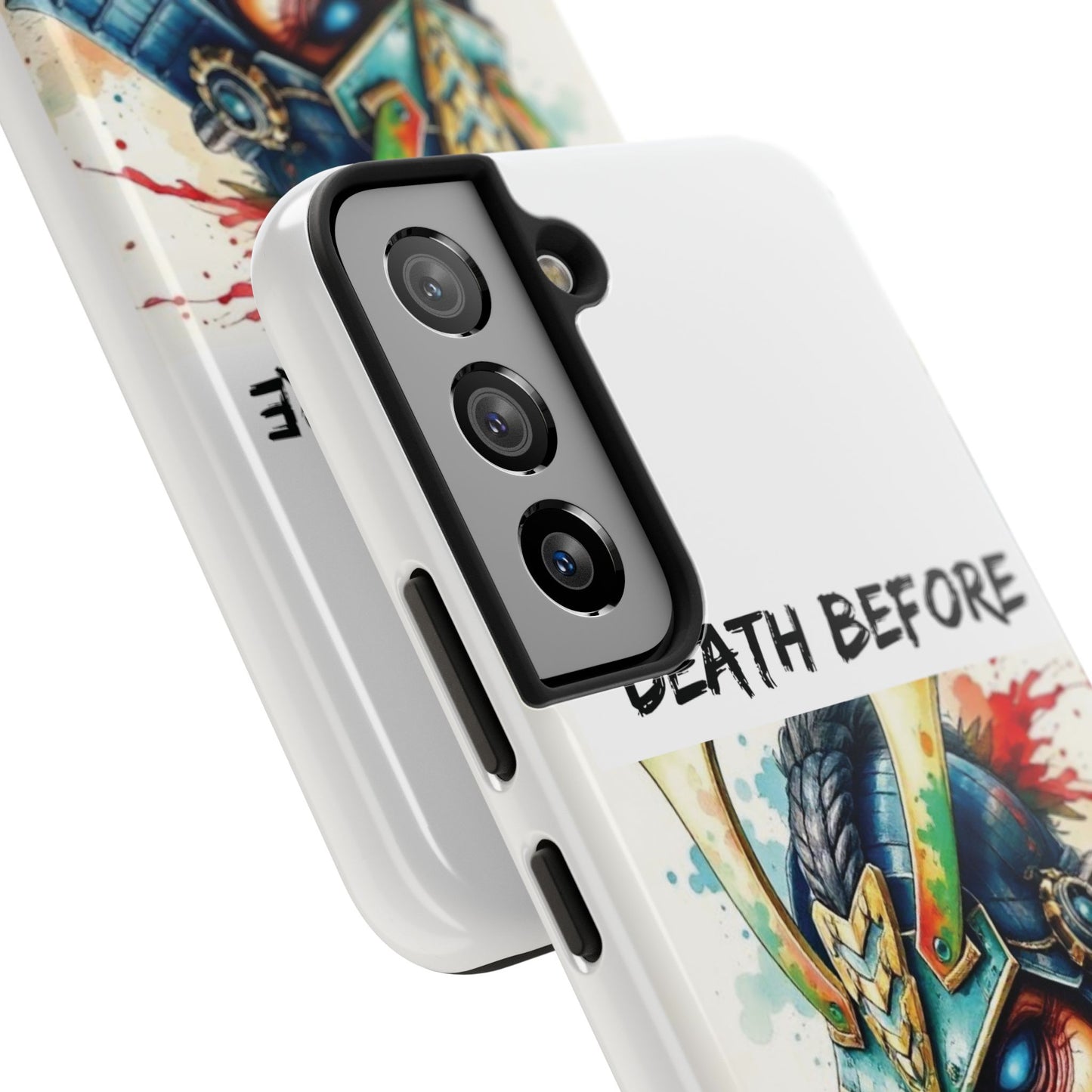 Samurai Inspired Tough Phone Case - 'Death Before Dishonour'