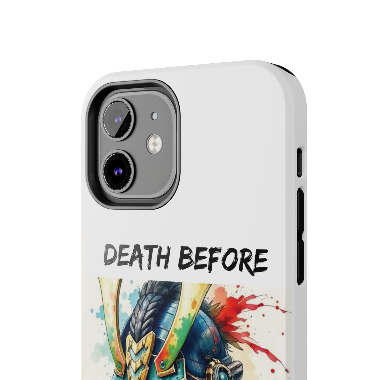 Samurai Inspired Tough Phone Case - 'Death Before Dishonour'