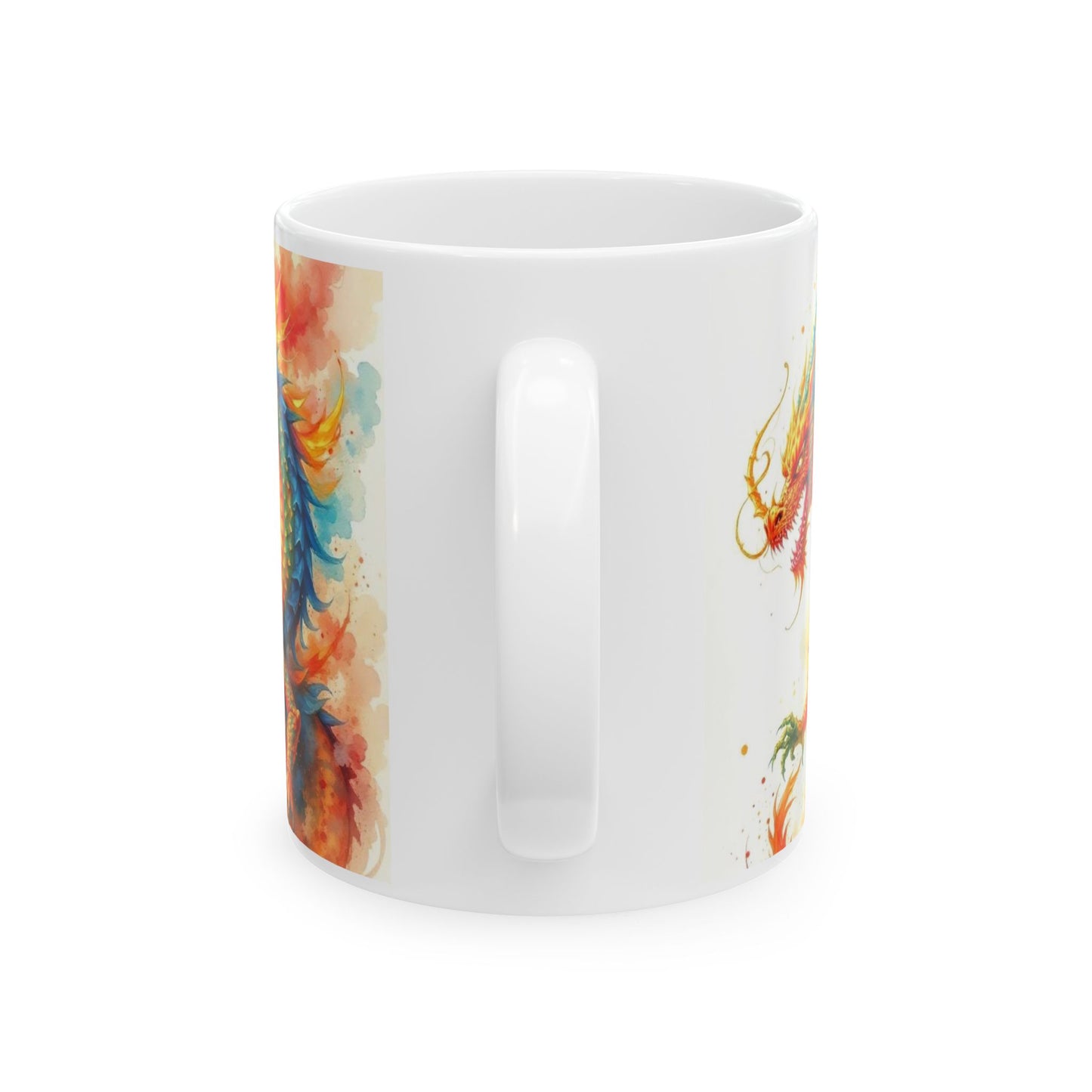 Colourful Dragon Ceramic Mug