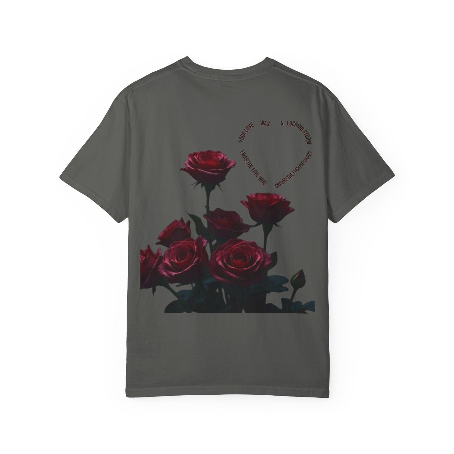 Dark Rose T-Shirt - Unisex, Gift for Her, Casual Wear, Summer Style, Birthday Gift, Vintage Vibes