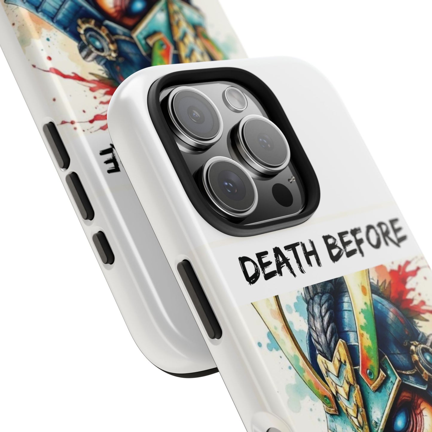 Samurai Inspired Tough Phone Case - 'Death Before Dishonour'