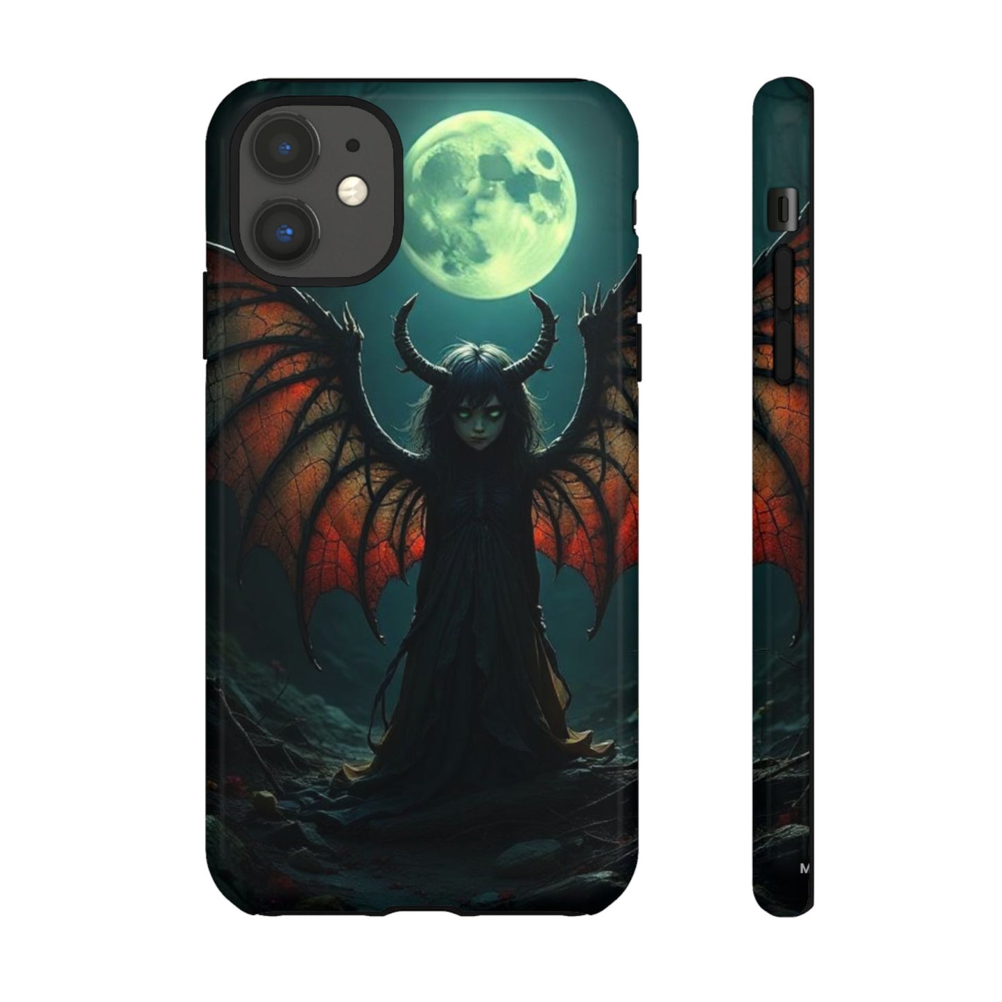 Gothic Phone Case Featuring Enigmatic Creature - Perfect for Halloween, Spooky Aesthetics, Witchy Gifts, Artistic Protection