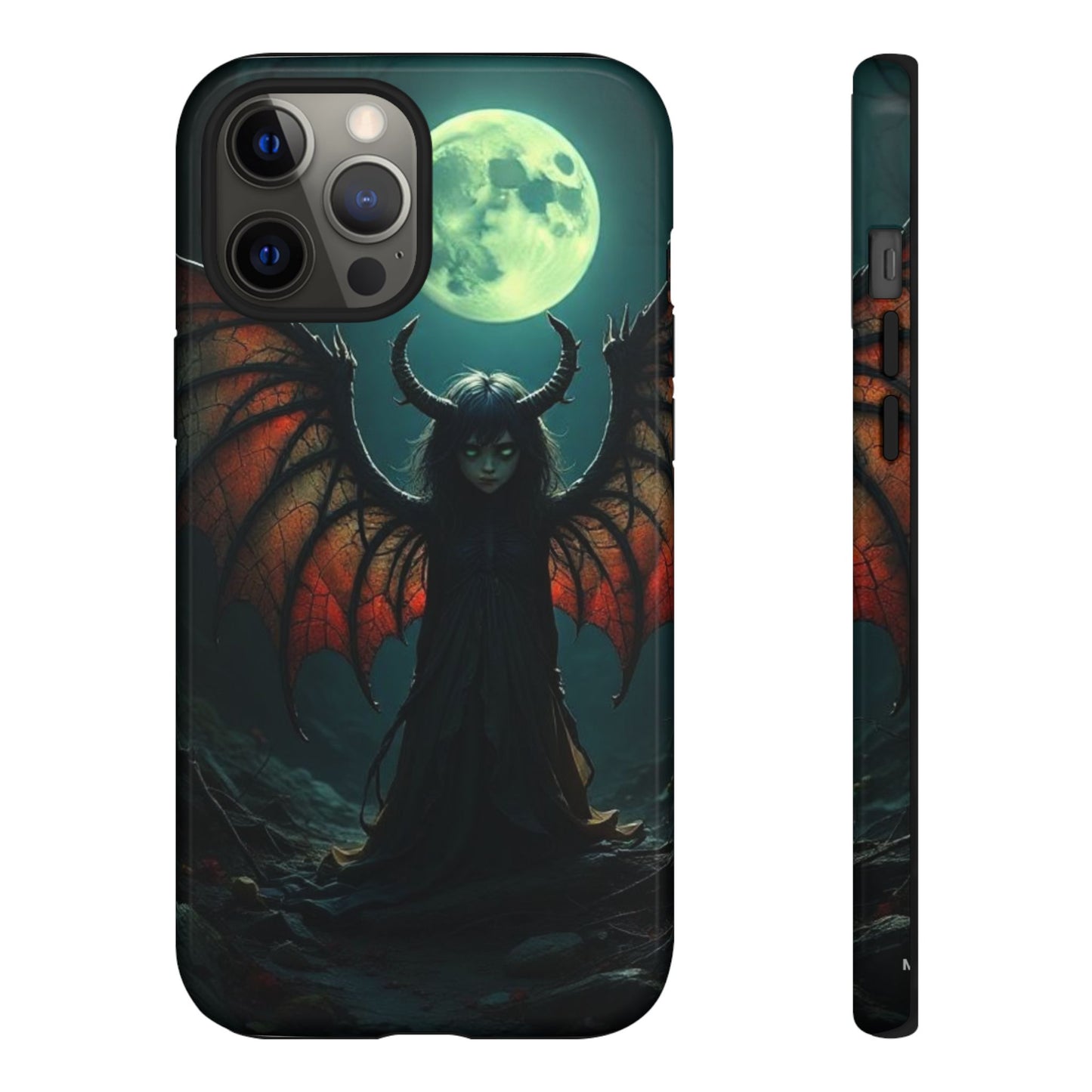 Gothic Phone Case Featuring Enigmatic Creature - Perfect for Halloween, Spooky Aesthetics, Witchy Gifts, Artistic Protection