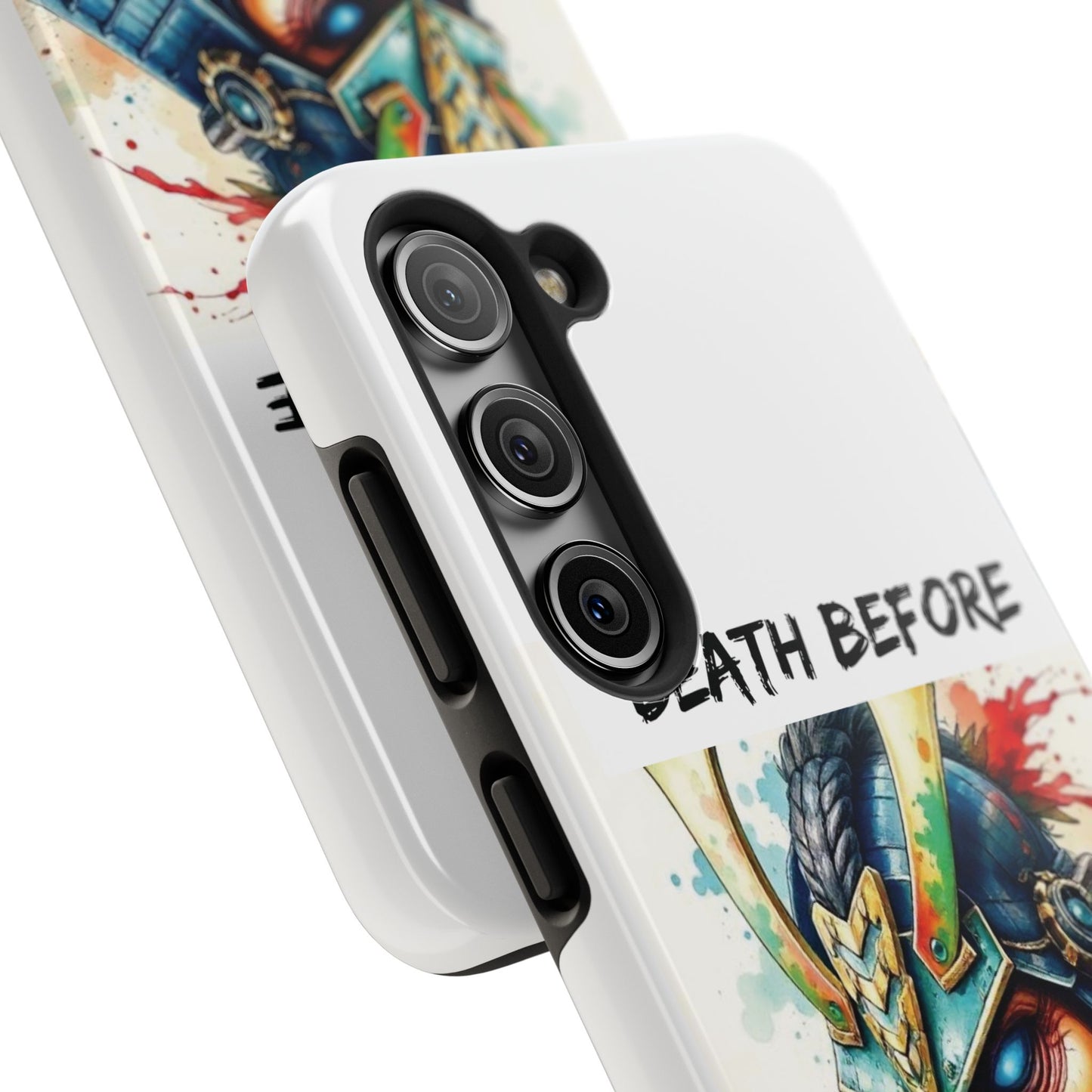 Samurai Inspired Tough Phone Case - 'Death Before Dishonour'