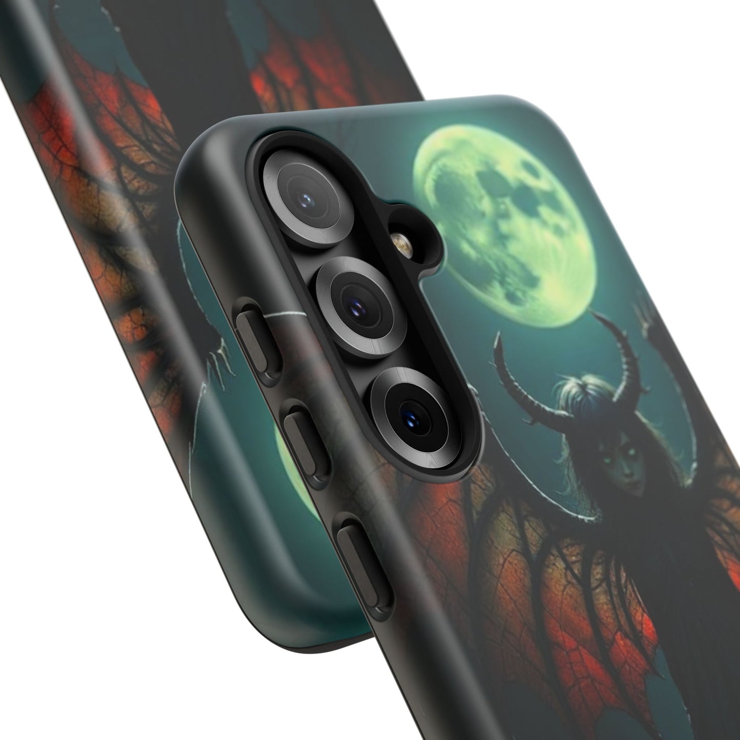 Gothic Phone Case Featuring Enigmatic Creature - Perfect for Halloween, Spooky Aesthetics, Witchy Gifts, Artistic Protection