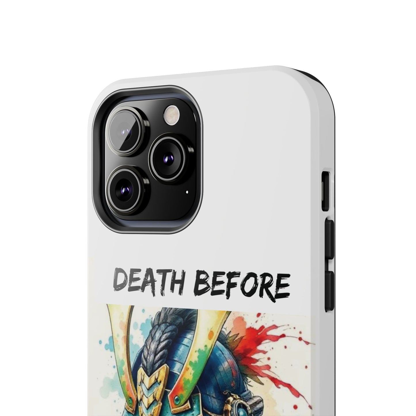 Samurai Inspired Tough Phone Case - 'Death Before Dishonour'