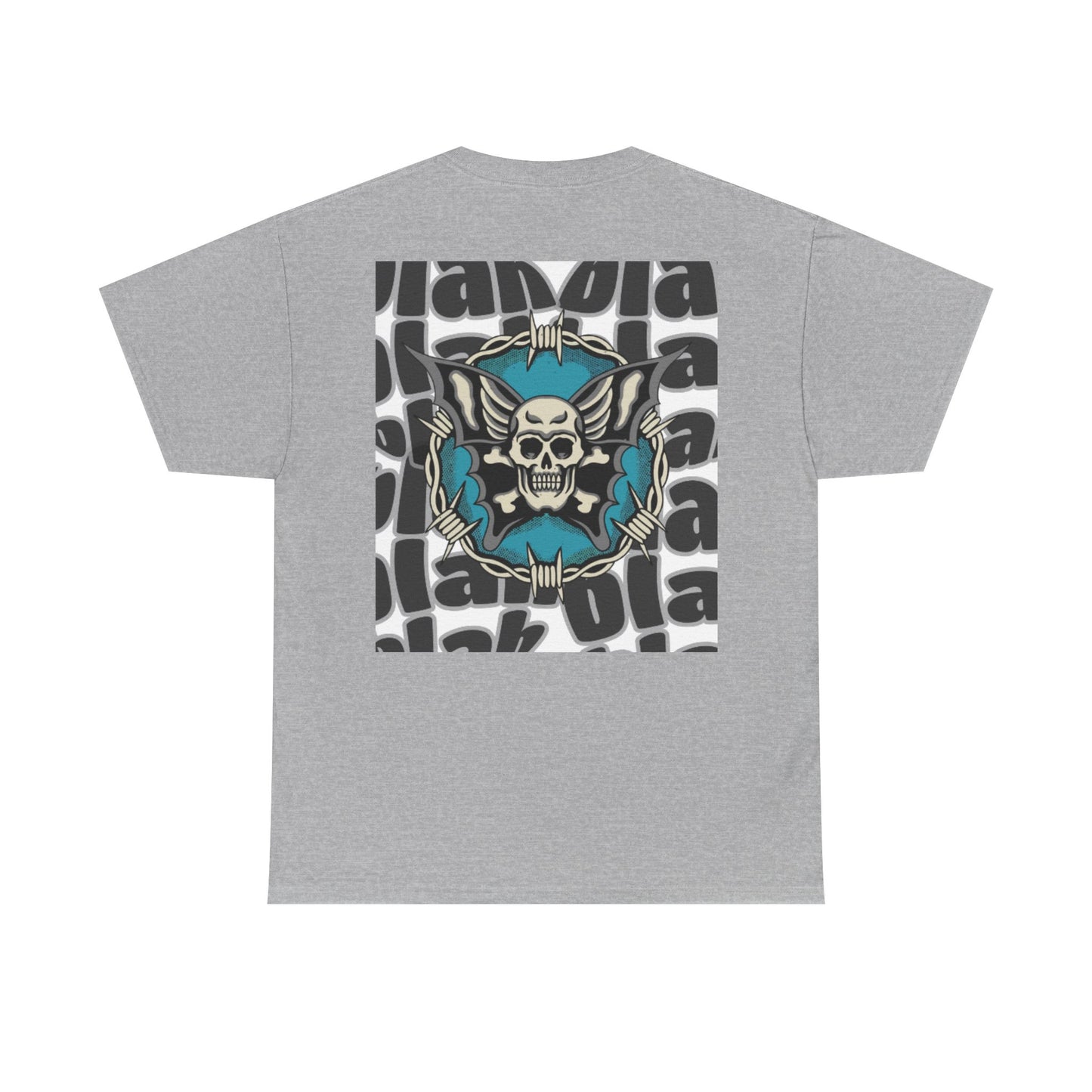 Skull and Crossbones Graphic Tee, Unisex Heavy Cotton T-Shirt, Casual Streetwear, Pirate Style Shirt, Gift for Him or Her, Halloween Fashion