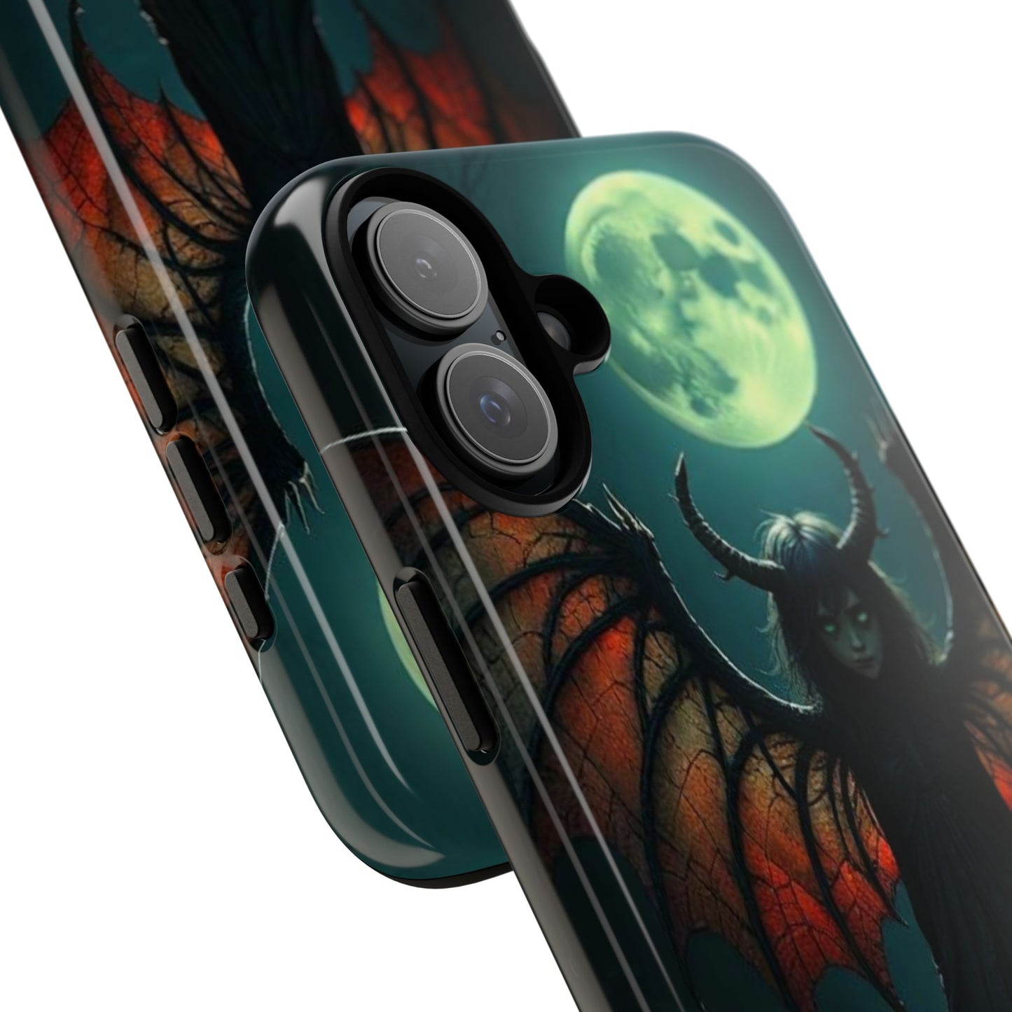 Gothic Phone Case Featuring Enigmatic Creature - Perfect for Halloween, Spooky Aesthetics, Witchy Gifts, Artistic Protection