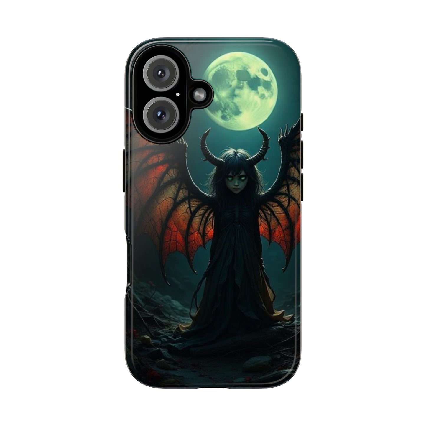 Gothic Phone Case Featuring Enigmatic Creature - Perfect for Halloween, Spooky Aesthetics, Witchy Gifts, Artistic Protection