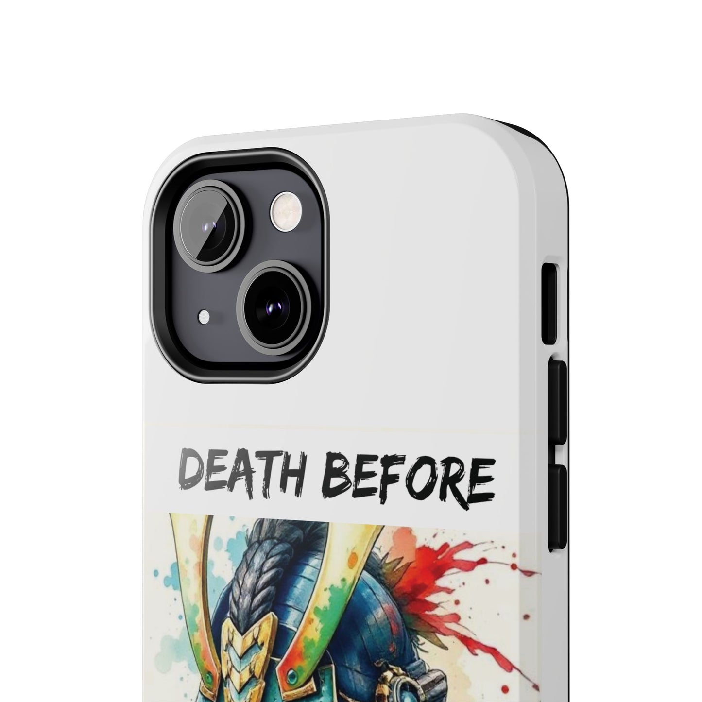 Samurai Inspired Tough Phone Case - 'Death Before Dishonour'