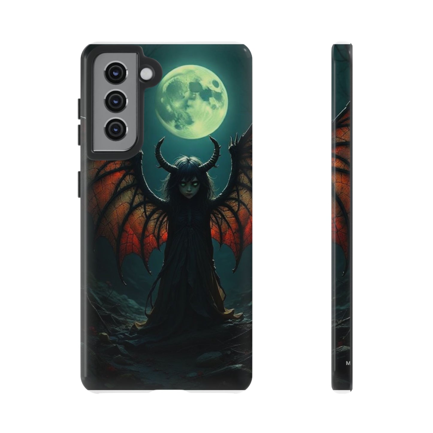 Gothic Phone Case Featuring Enigmatic Creature - Perfect for Halloween, Spooky Aesthetics, Witchy Gifts, Artistic Protection