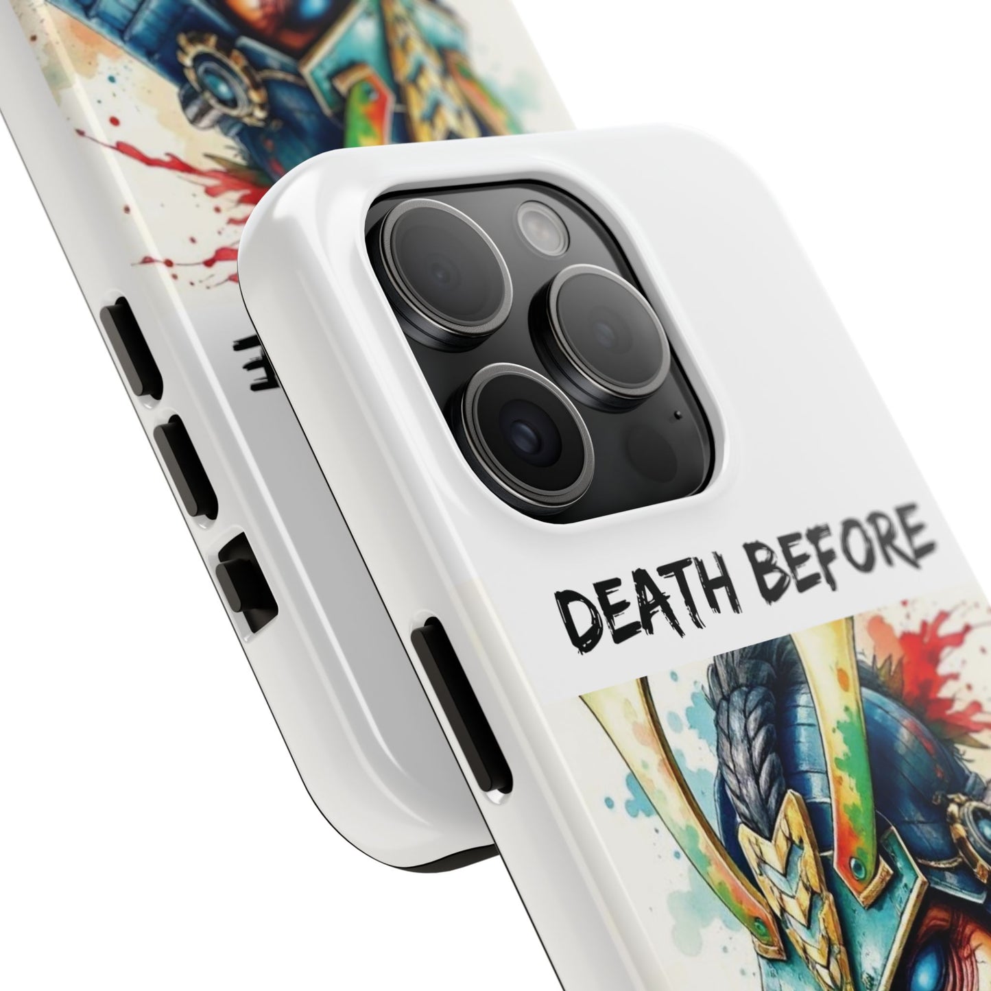Samurai Inspired Tough Phone Case - 'Death Before Dishonour'