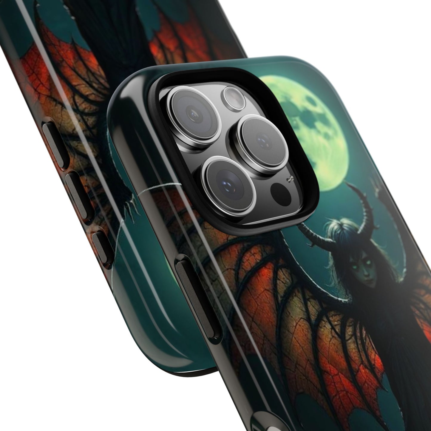 Gothic Phone Case Featuring Enigmatic Creature - Perfect for Halloween, Spooky Aesthetics, Witchy Gifts, Artistic Protection