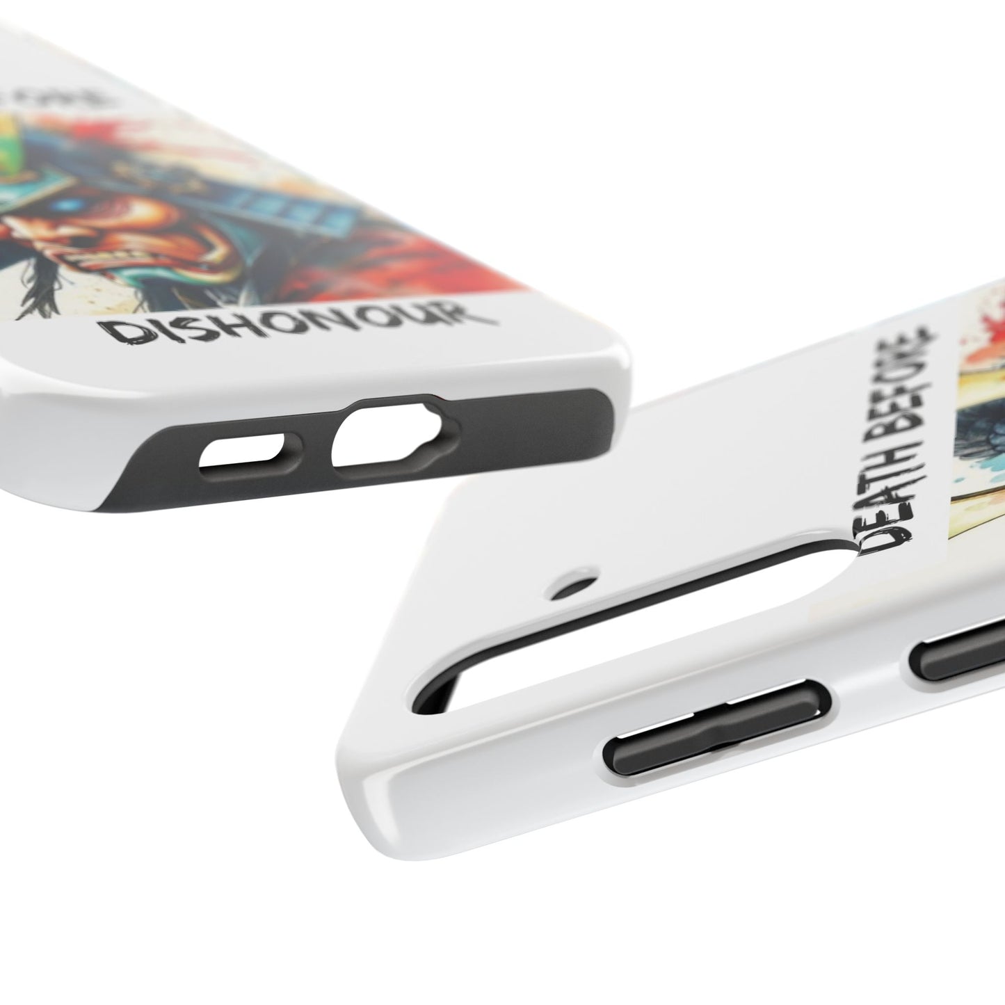 Samurai Inspired Tough Phone Case - 'Death Before Dishonour'