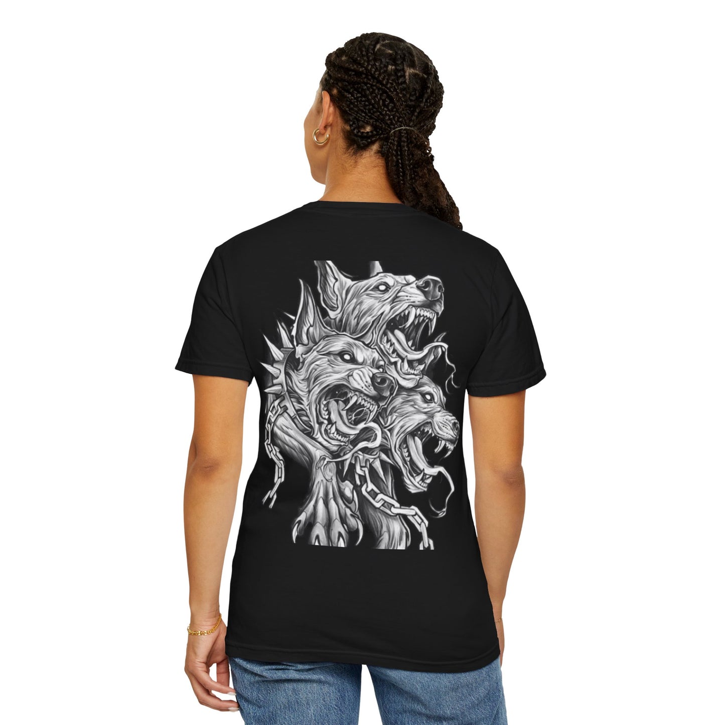 Unisex Graphic T-Shirt - Embrace the Unknown, Fearless Fashion, Alternative Art, Gift for Creatives, Edgy Streetwear