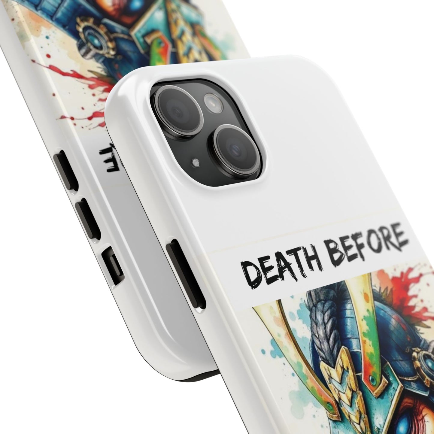 Samurai Inspired Tough Phone Case - 'Death Before Dishonour'