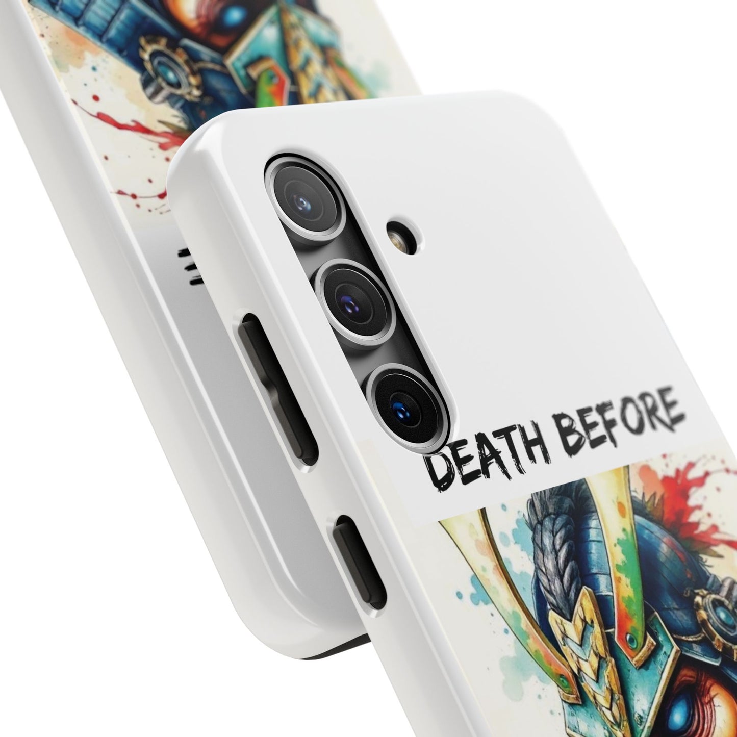 Samurai Inspired Tough Phone Case - 'Death Before Dishonour'