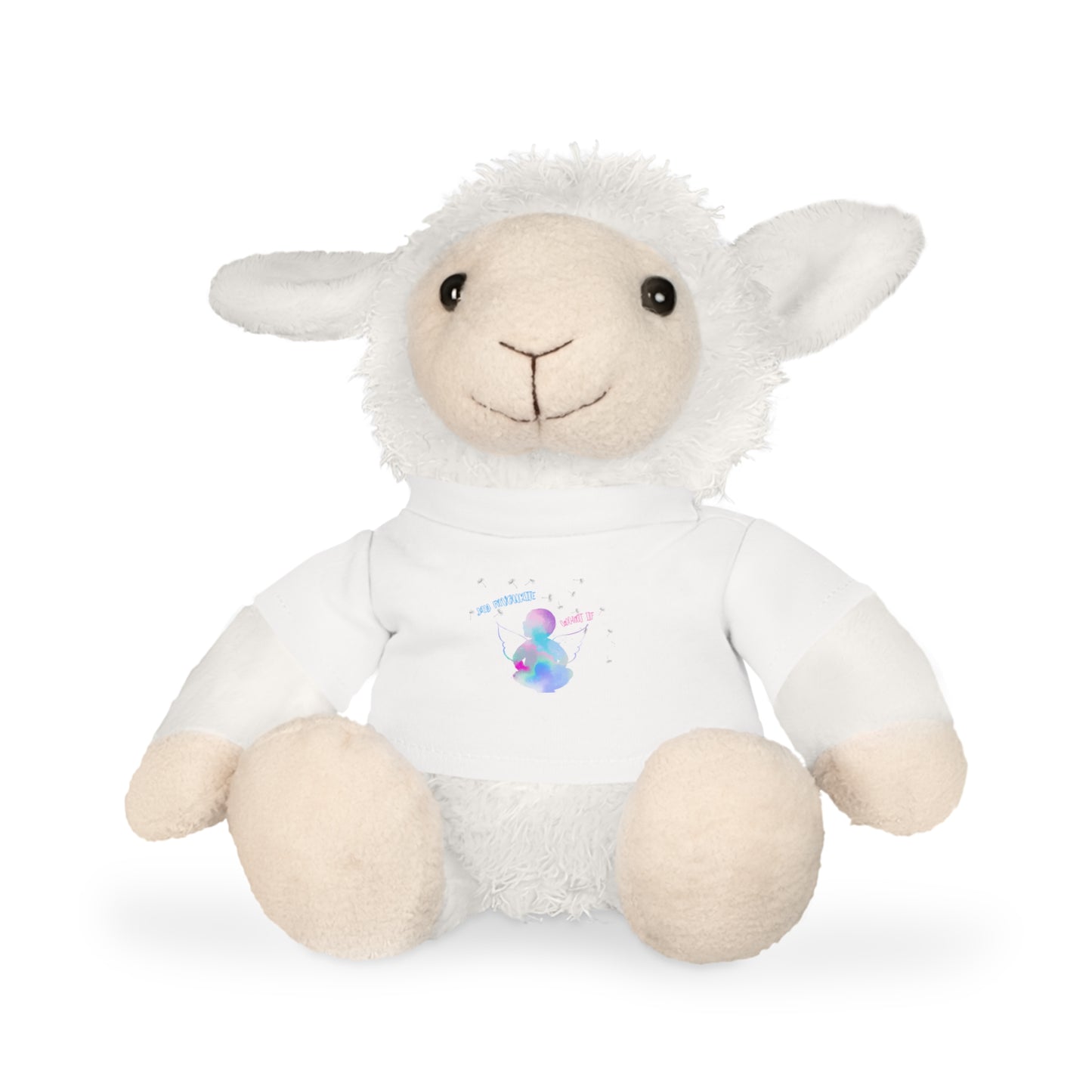 Adorable Plush Toy with Custom T-Shirt | Cuddle Buddy, Gift for Kids, Birthday Present, Toy for All Ages, Personalized Stuffed Animal