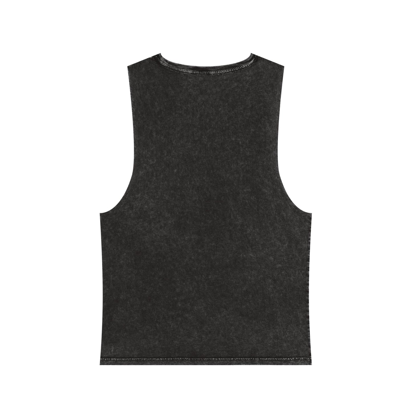 Unisex Stonewash Tank Top with Skull Design, Edgy Graphic Tee, Rocker Style Apparel, Festival Outfit, Casual Summer Wear