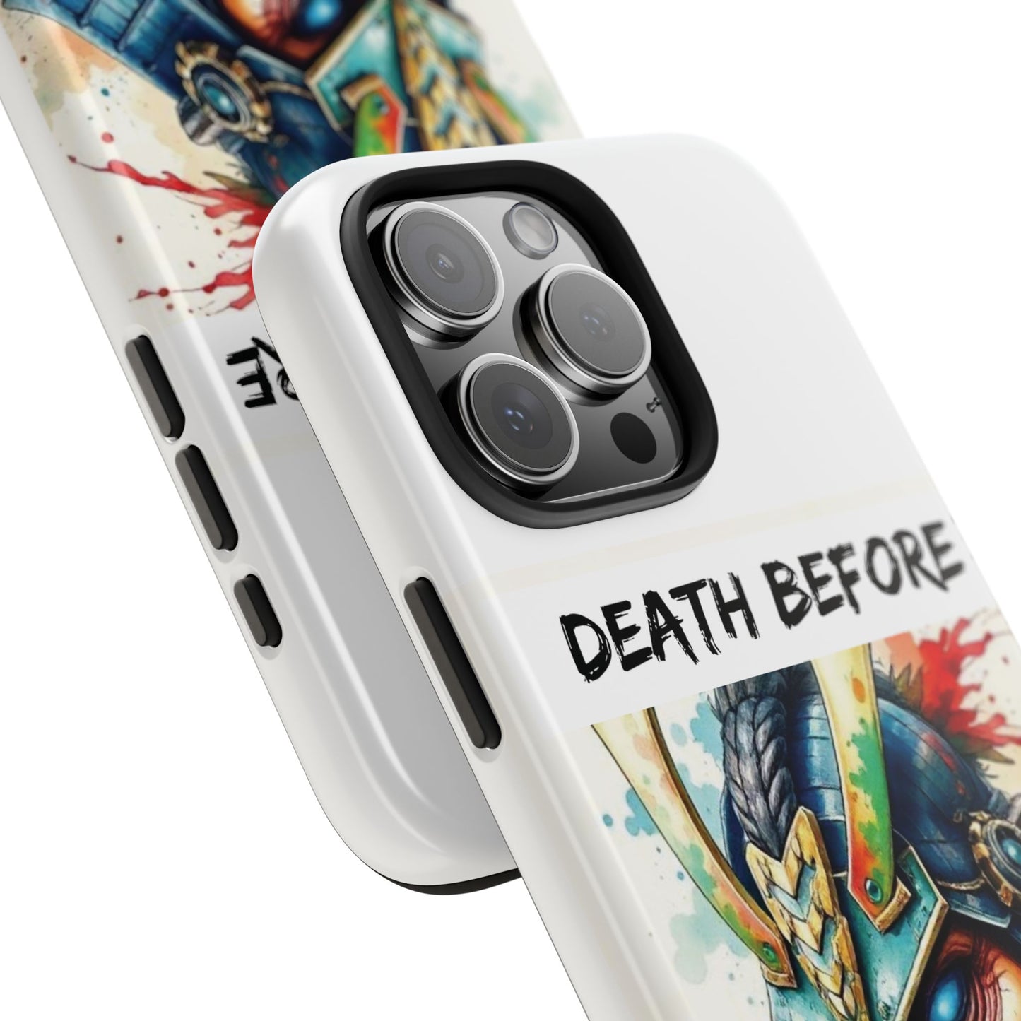 Samurai Inspired Tough Phone Case - 'Death Before Dishonour'