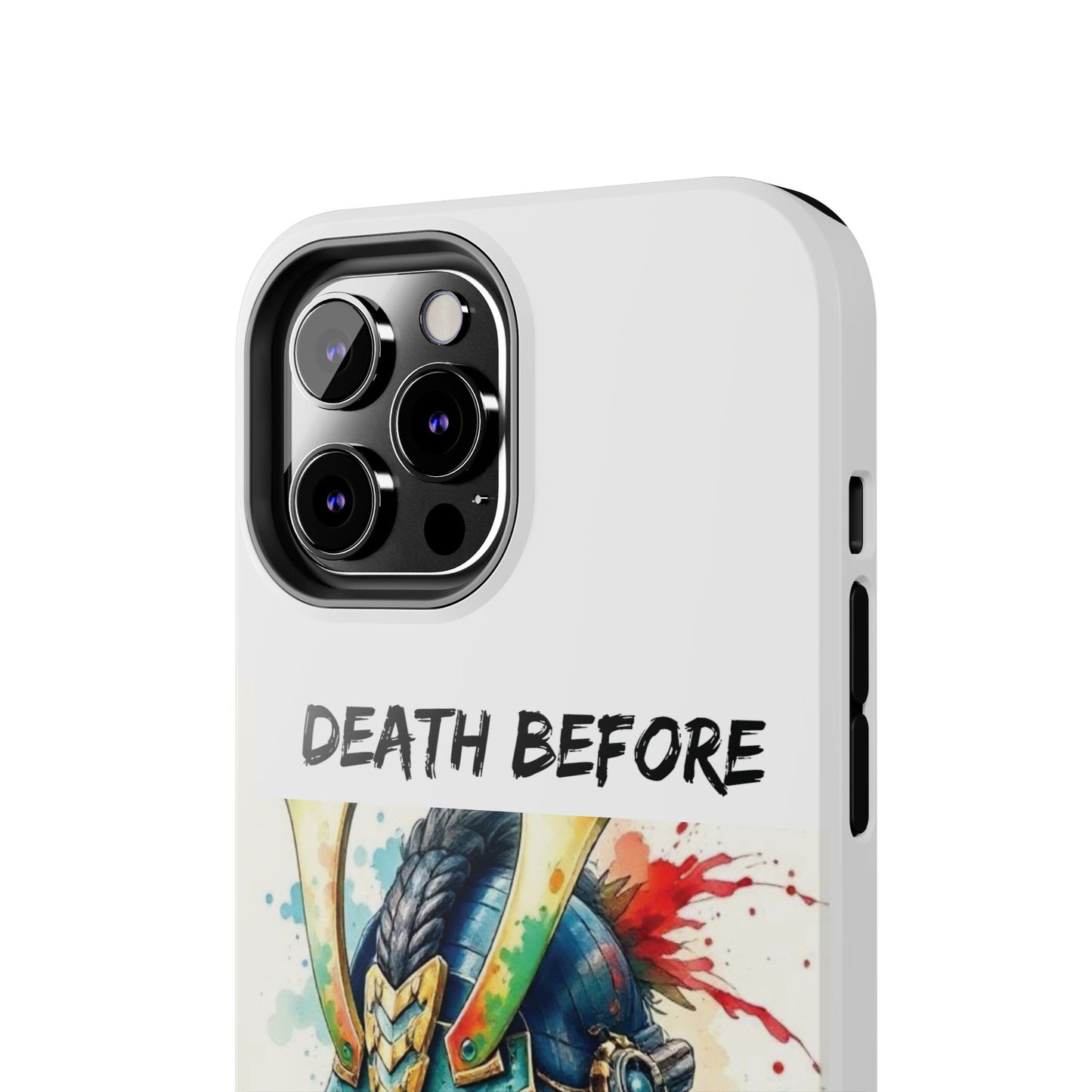 Samurai Inspired Tough Phone Case - 'Death Before Dishonour'