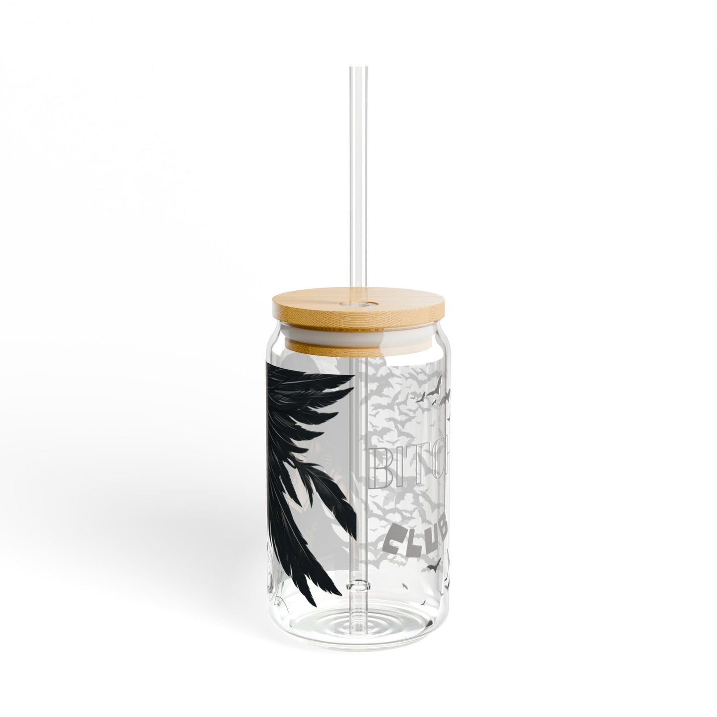 Chic Glass Sipper with Straw, Unique Drinkware for Home, Party Favors, Eco-Friendly Gift, Bohemian Decor, Customizable Design