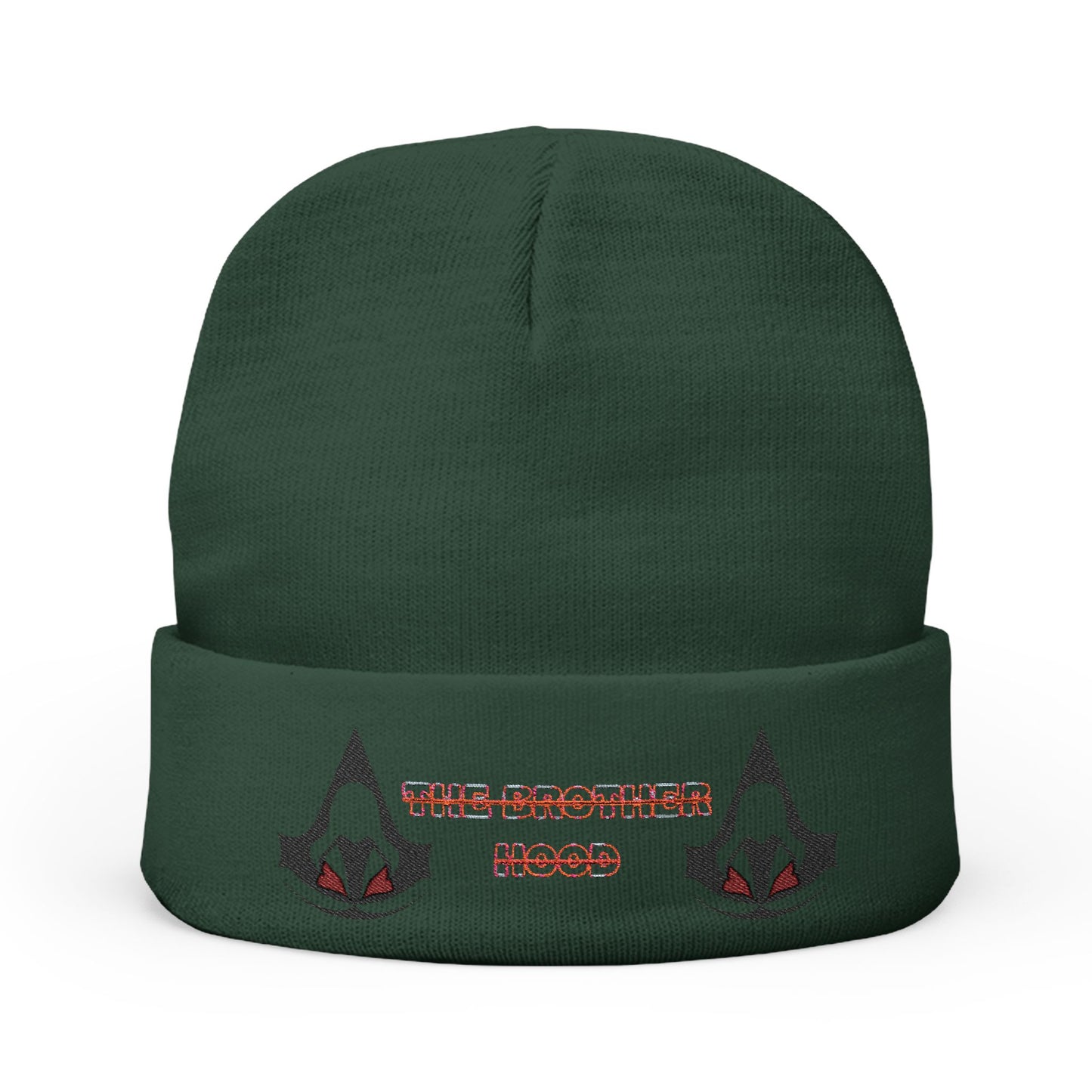 Cool Embroidered Knit Beanie for Winter Style, Fashion Accessory, Gift for Him or Her, Winter Sports Hat, Cozy Beanie