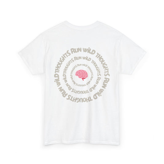 Unisex Heavy Cotton Tee with 'Run Wild Thoughts' Design, Casual Comfort Shirt, Inspirational Quote Tee, Gift for Creative Souls, [...]