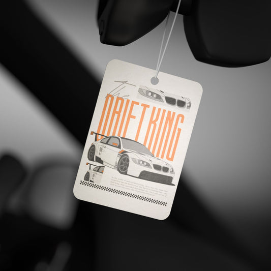 Drift King Car Air Freshener, Automotive Gift, Car Enthusiast Decor, Unique Air Freshener, Birthday Present, Car Accessories